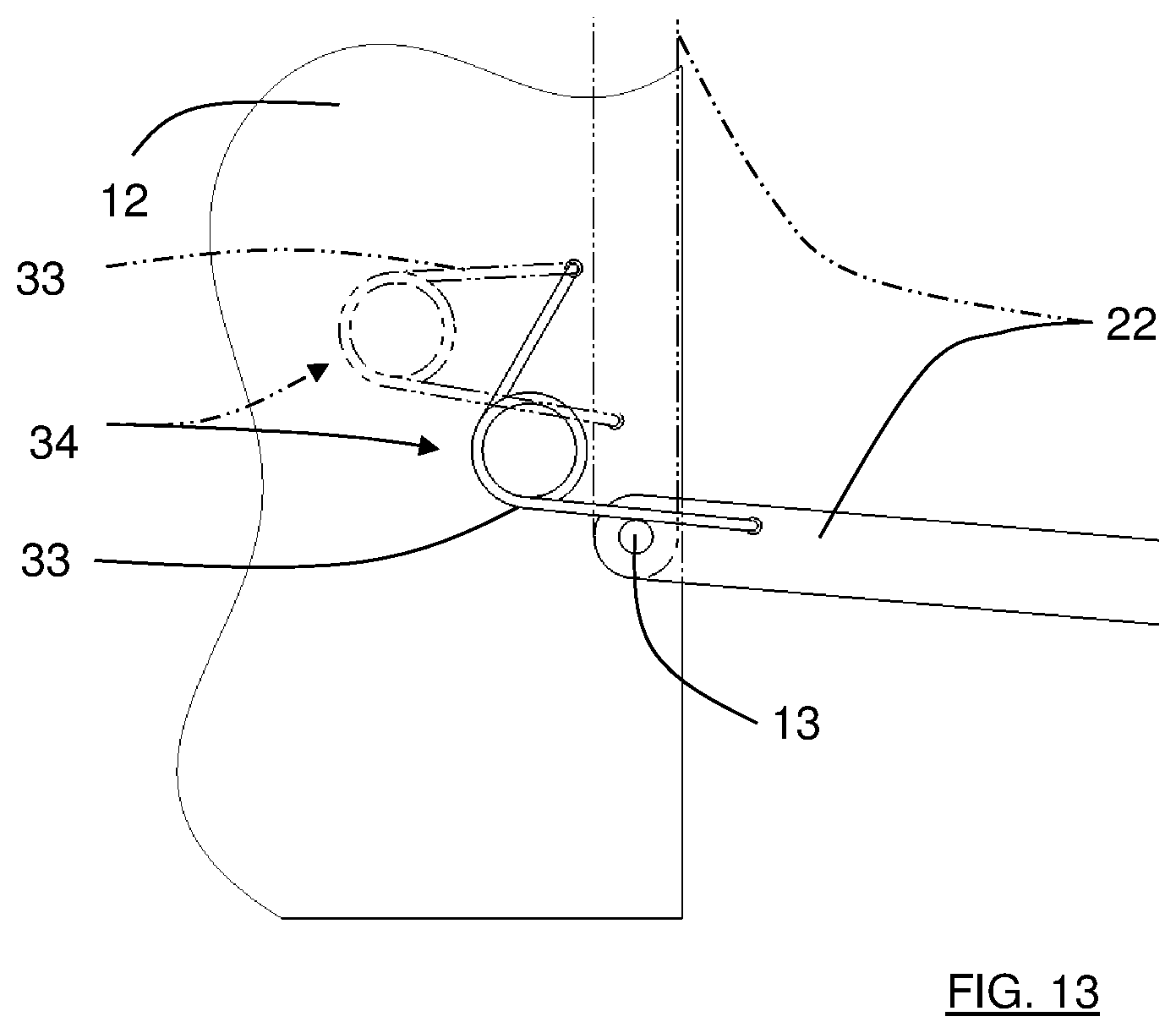Patent US12377504 Figure 7 – Protection arrangement for a power tool