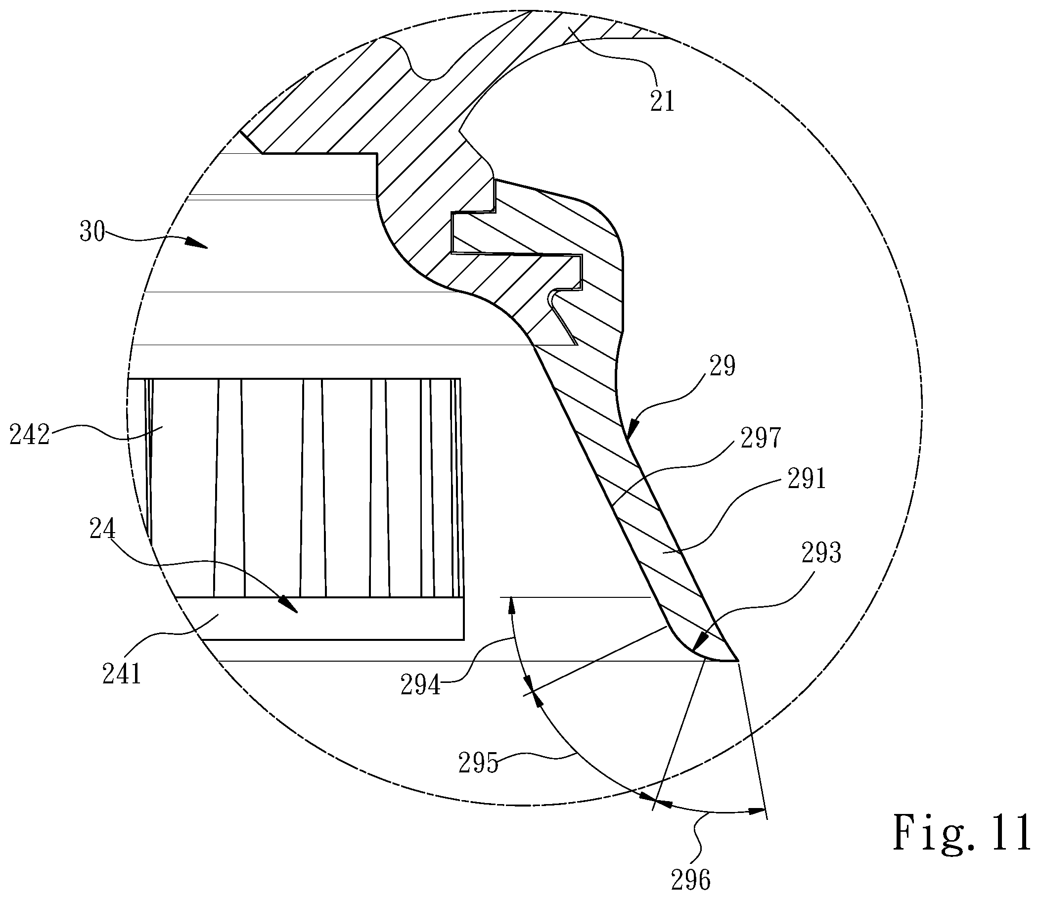Patent US12377513 Figure 11 – Electric tool grinding machine and casing thereof