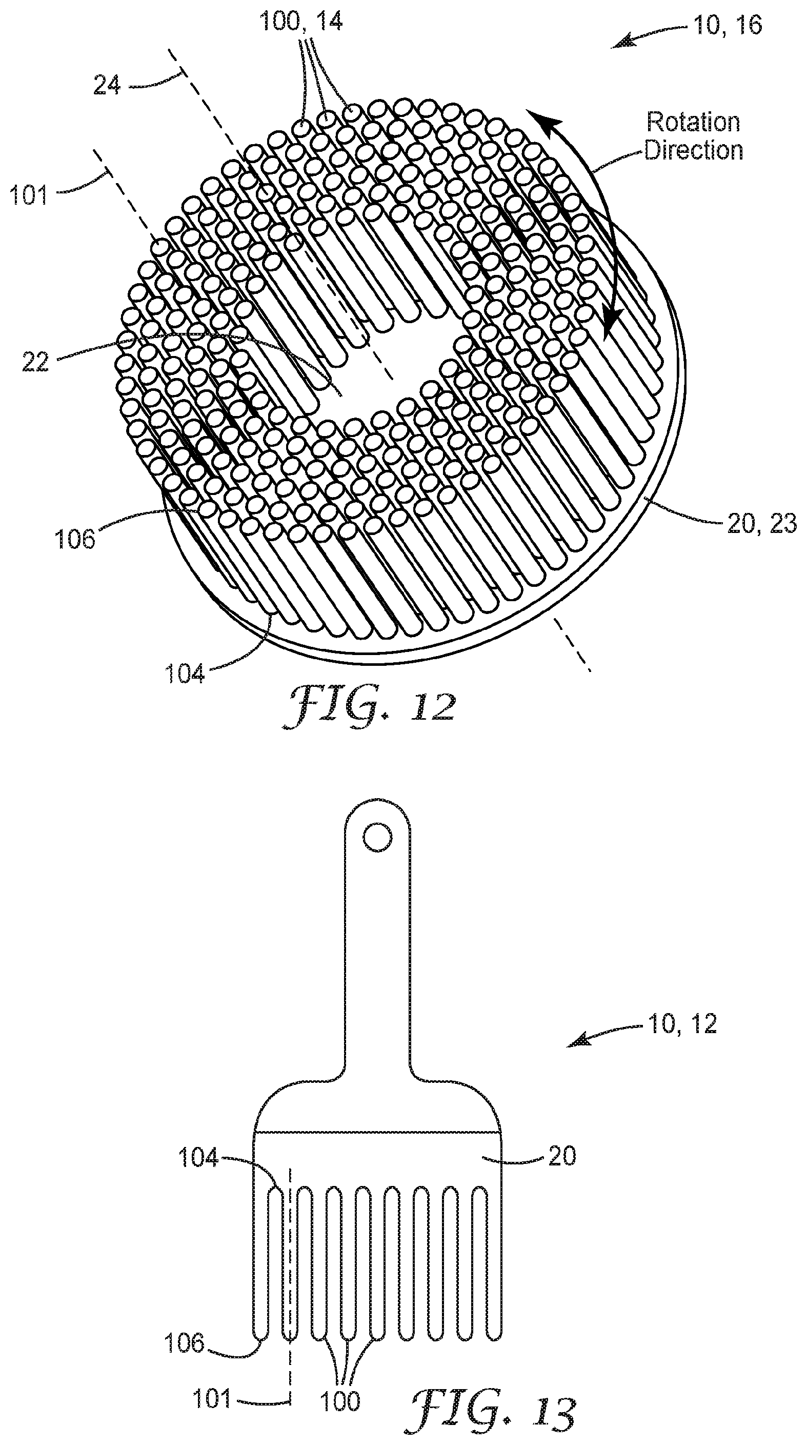 Patent US12377522 Figure 6 – Elongate abrasive article with orientationally aligned formed abrasive particles