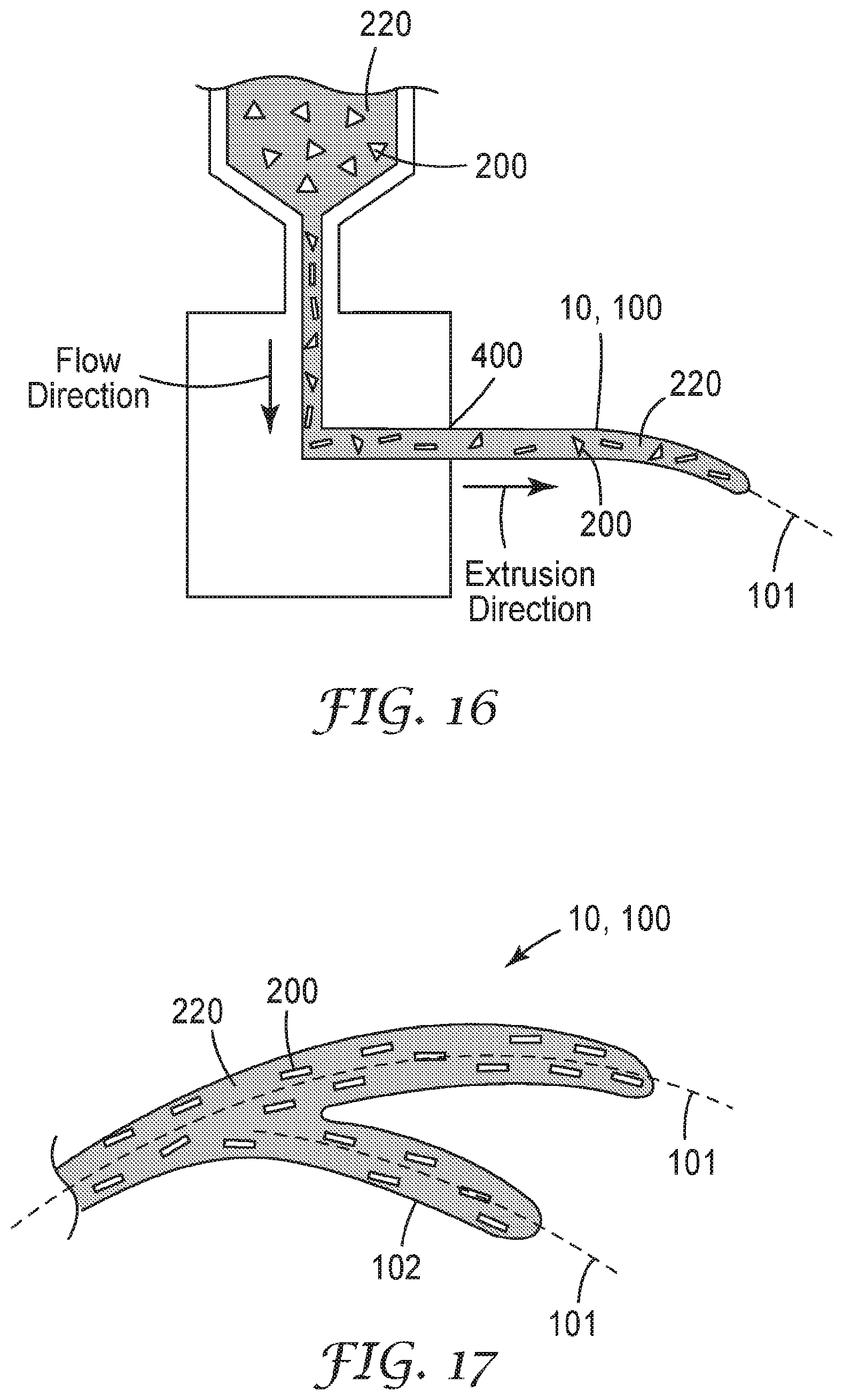 Patent US12377522 Figure 8 – Elongate abrasive article with orientationally aligned formed abrasive particles
