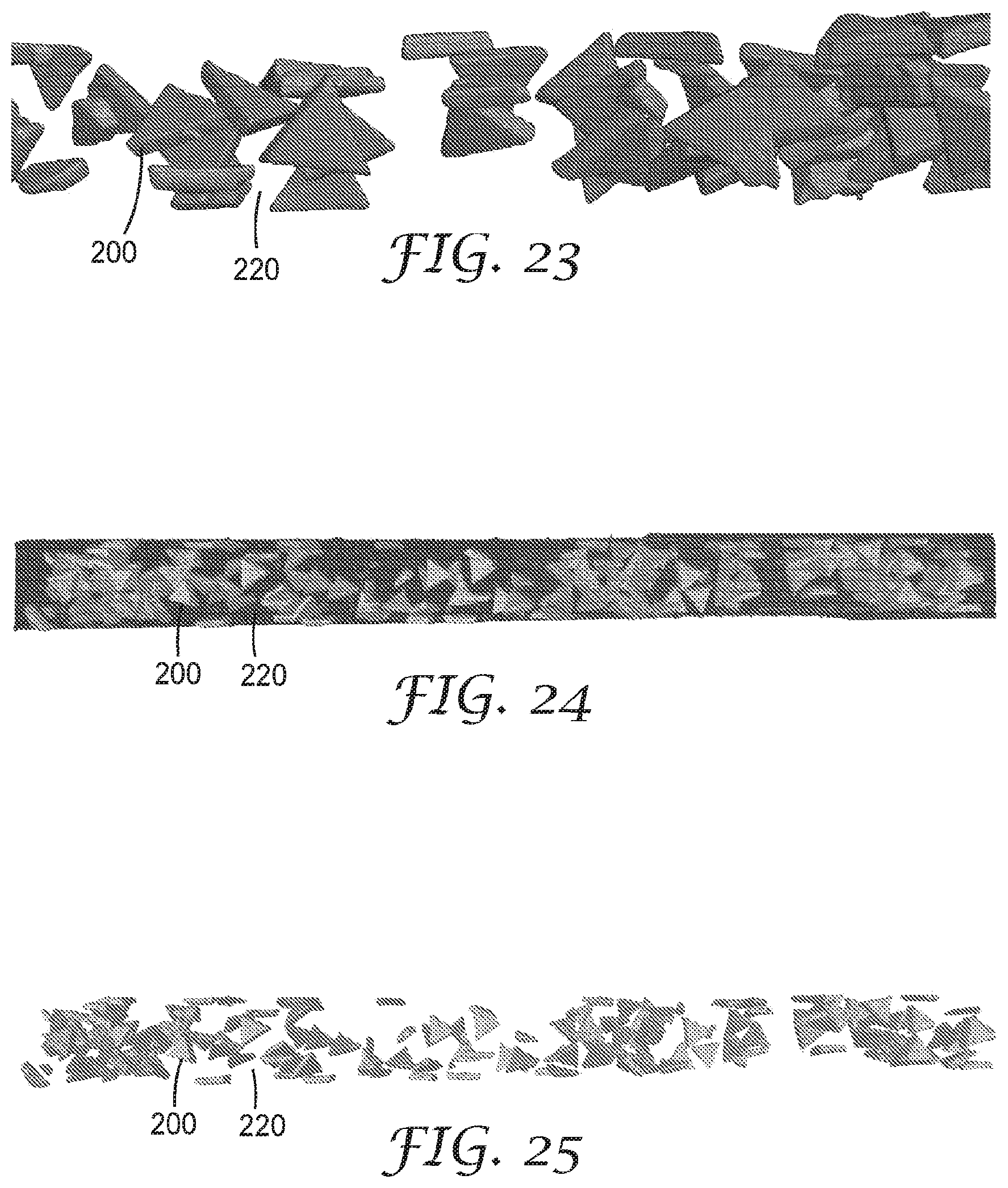 Patent US12377522 Figure 13 – Elongate abrasive article with orientationally aligned formed abrasive particles