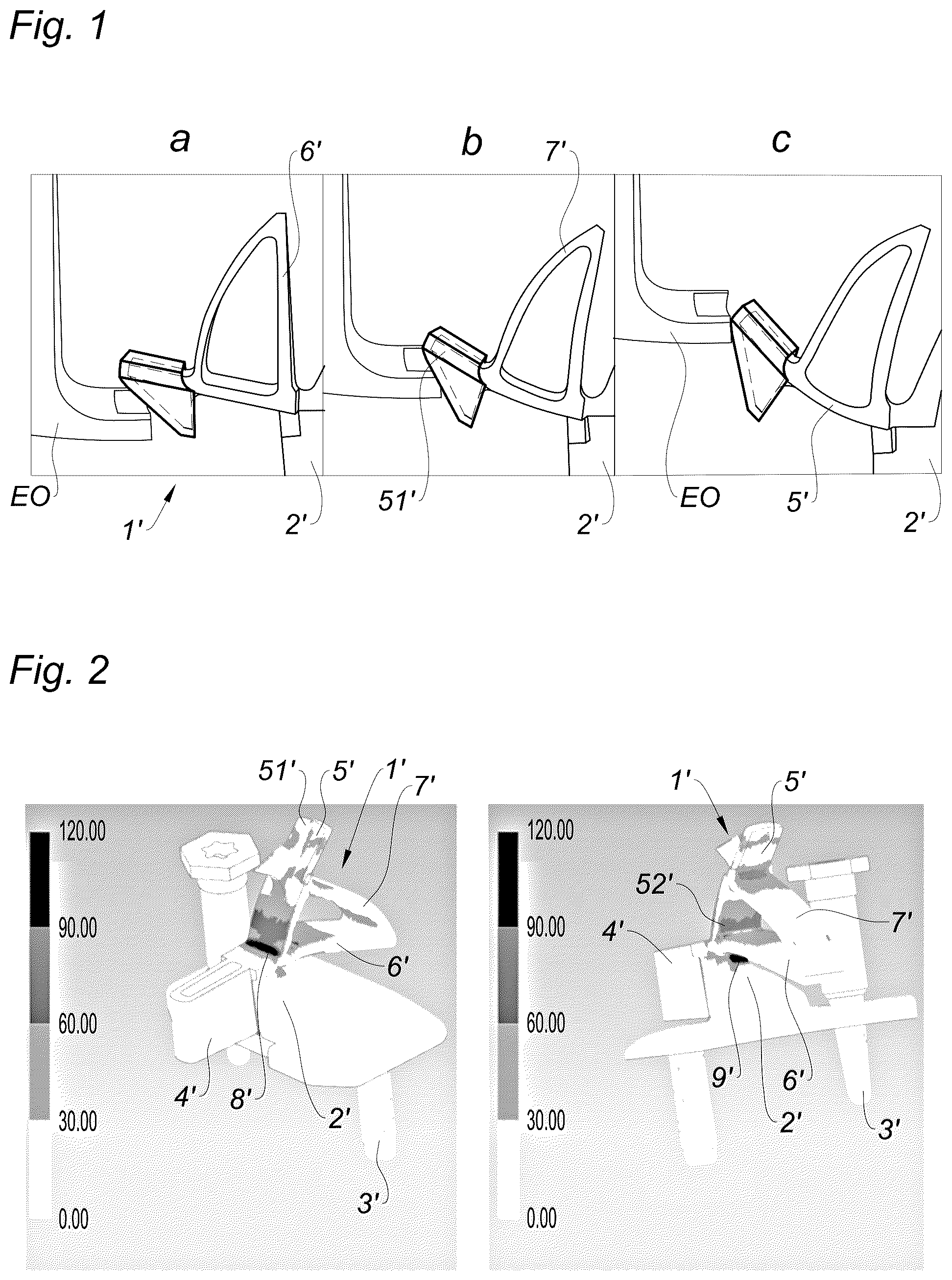 Patent US12377523 Figure 1 – Reinforced device for temporarily holding an opening element in an ajar position