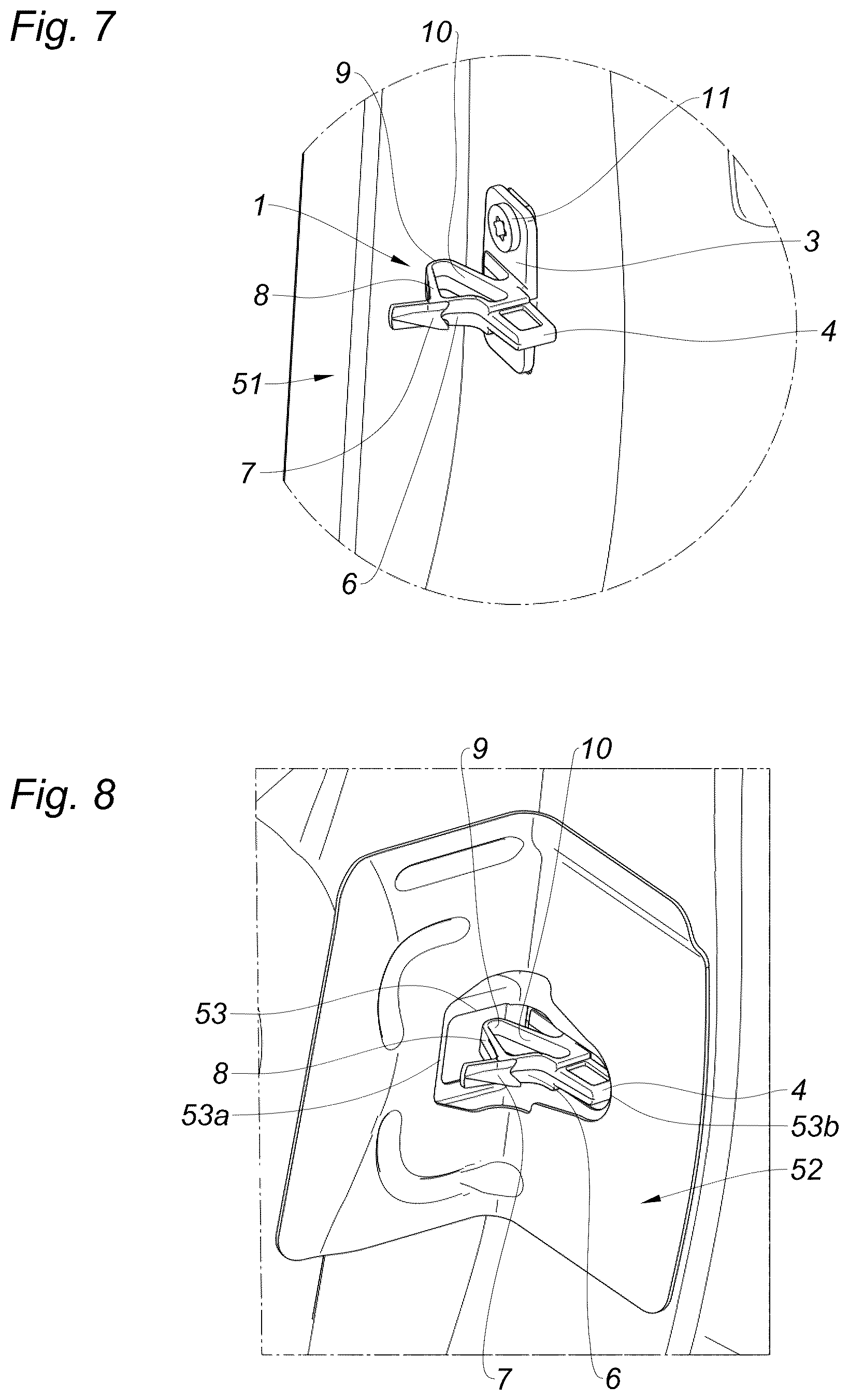 Patent US12377523 Figure 4 – Reinforced device for temporarily holding an opening element in an ajar position