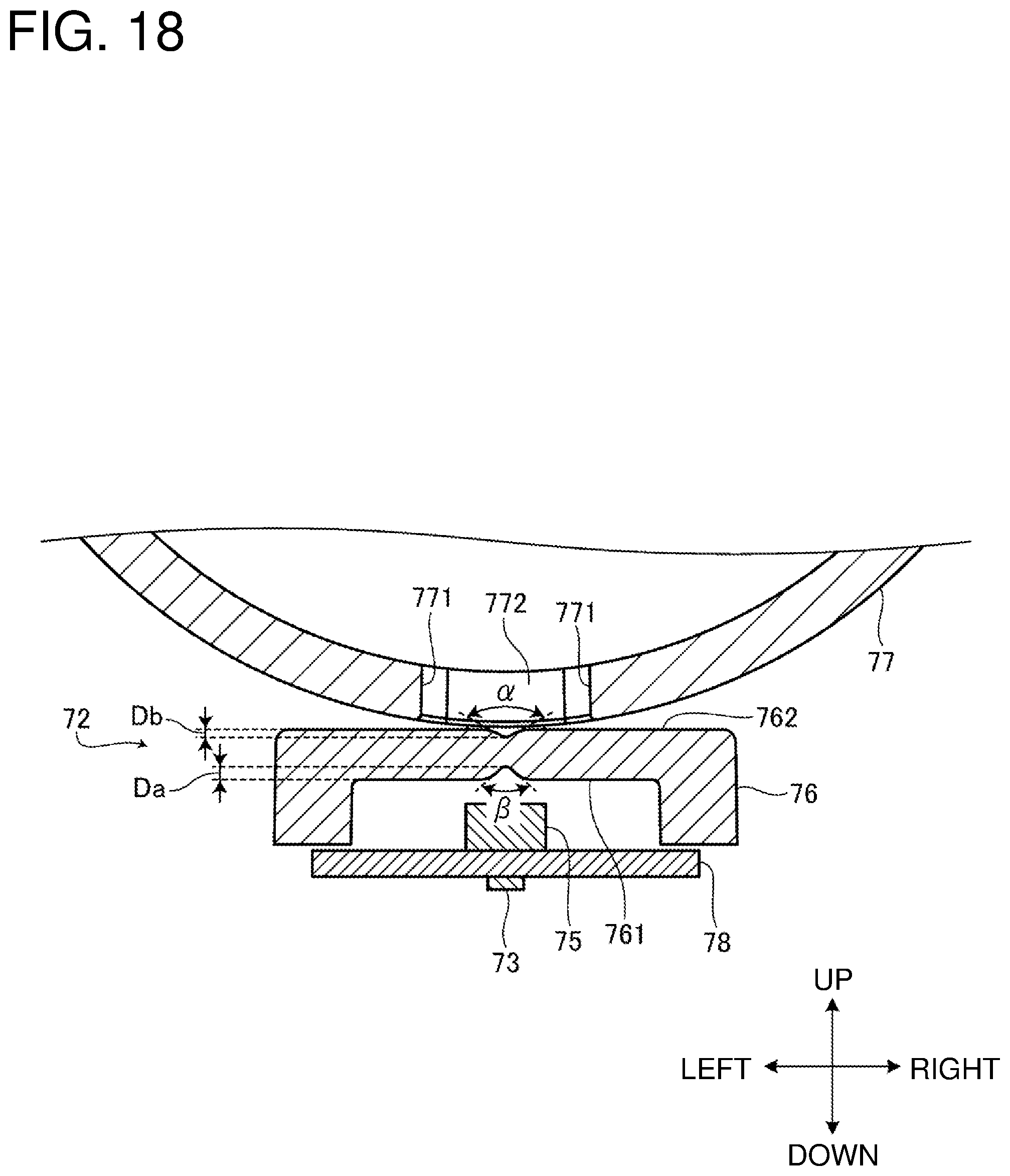 Patent US12377524 Figure 18 – Electric work machine with flat-shaped substrate for accommodating light emitter