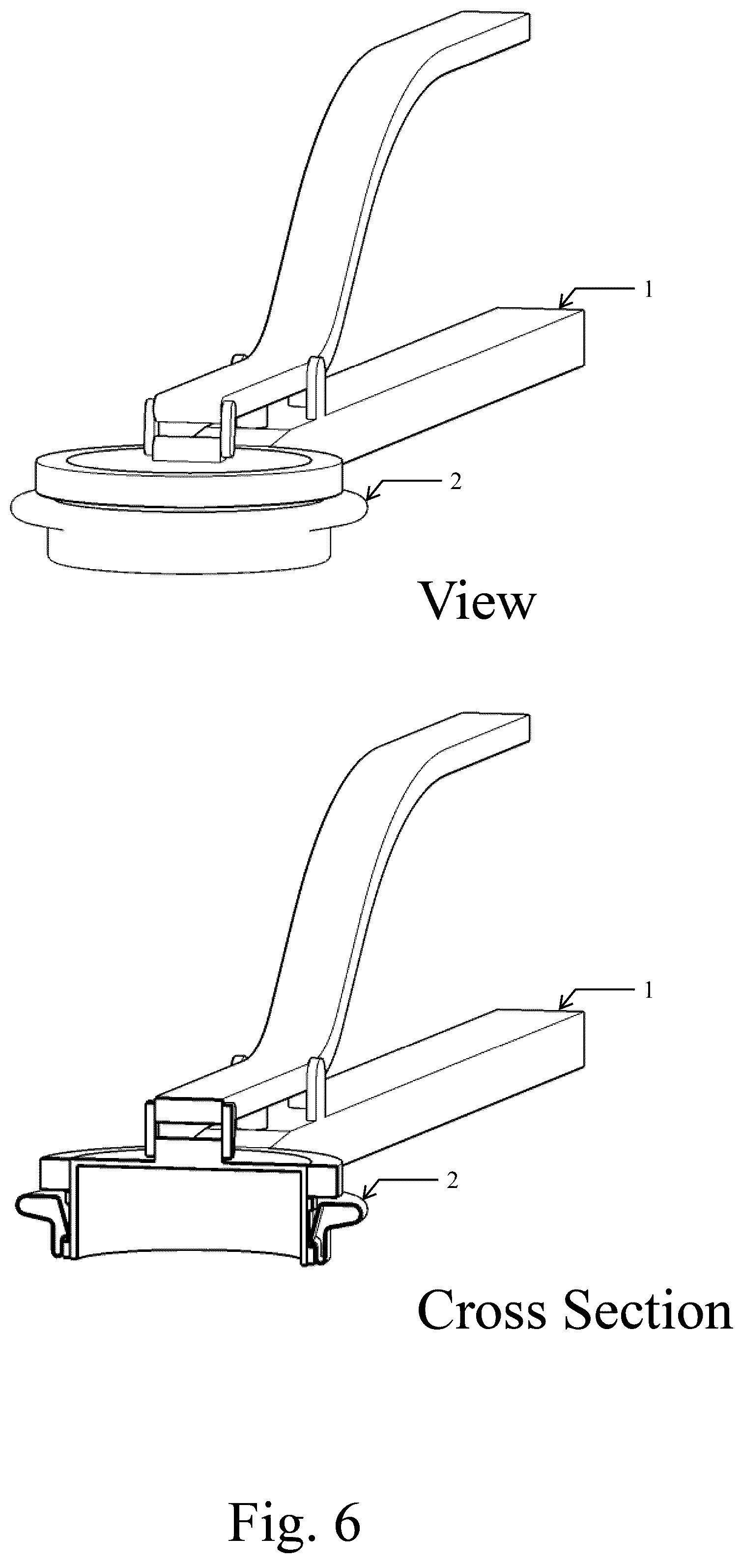 Patent US12377526 Figure 6 – Installation tool for a piston boot