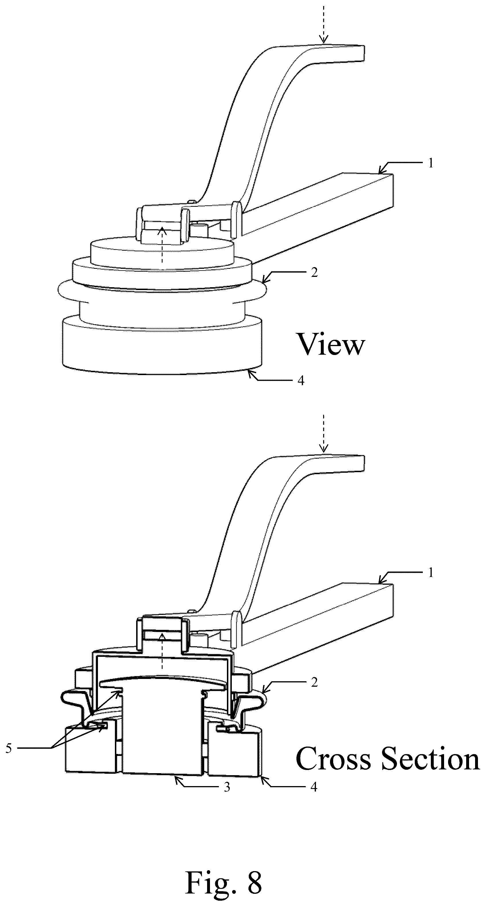 Patent US12377526 Figure 8 – Installation tool for a piston boot