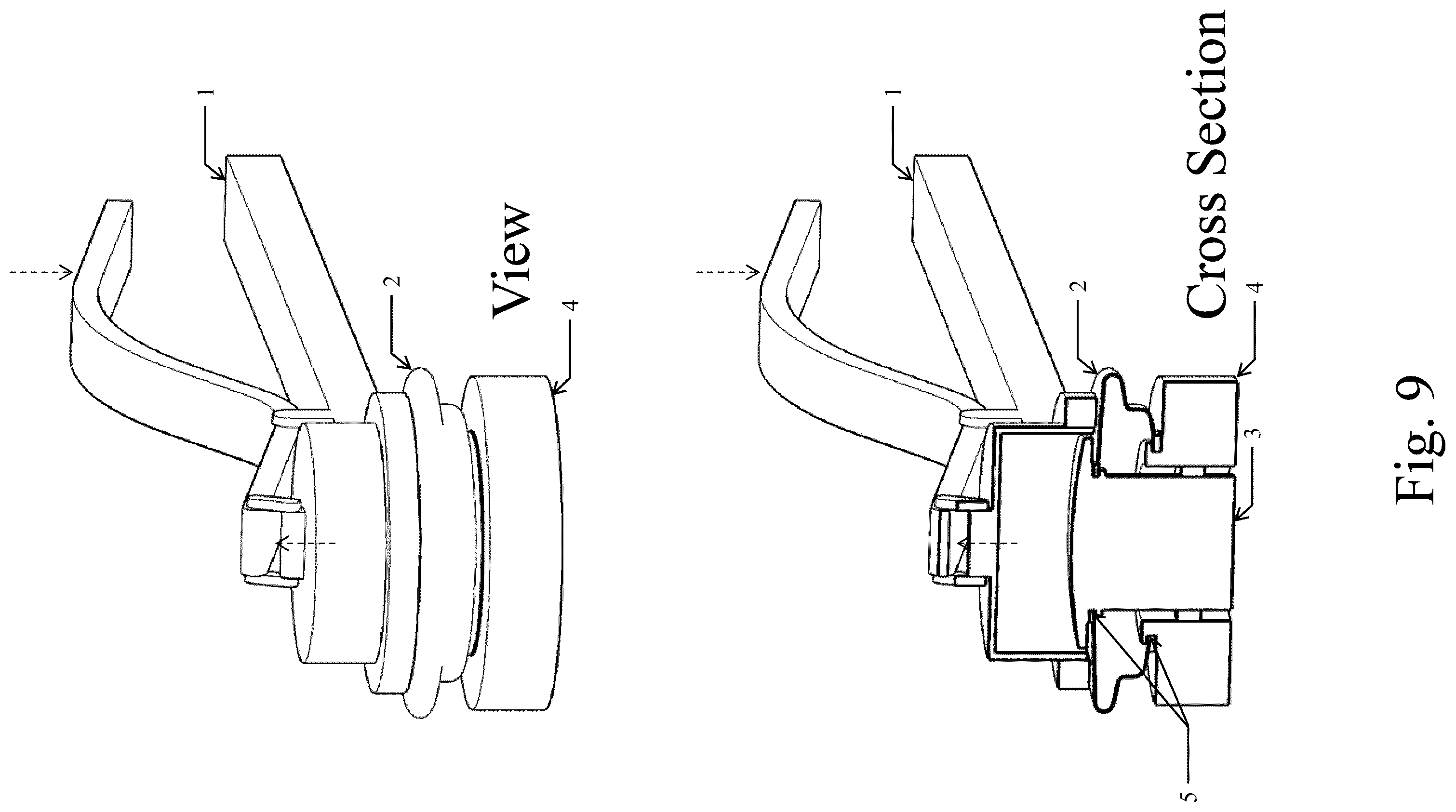Patent US12377526 Figure 9 – Installation tool for a piston boot