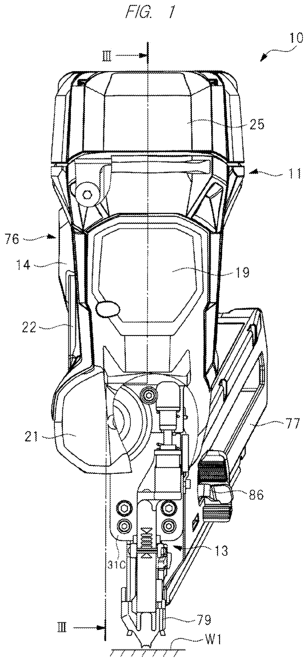 Patent US12377528 Figure 1 – Driving device