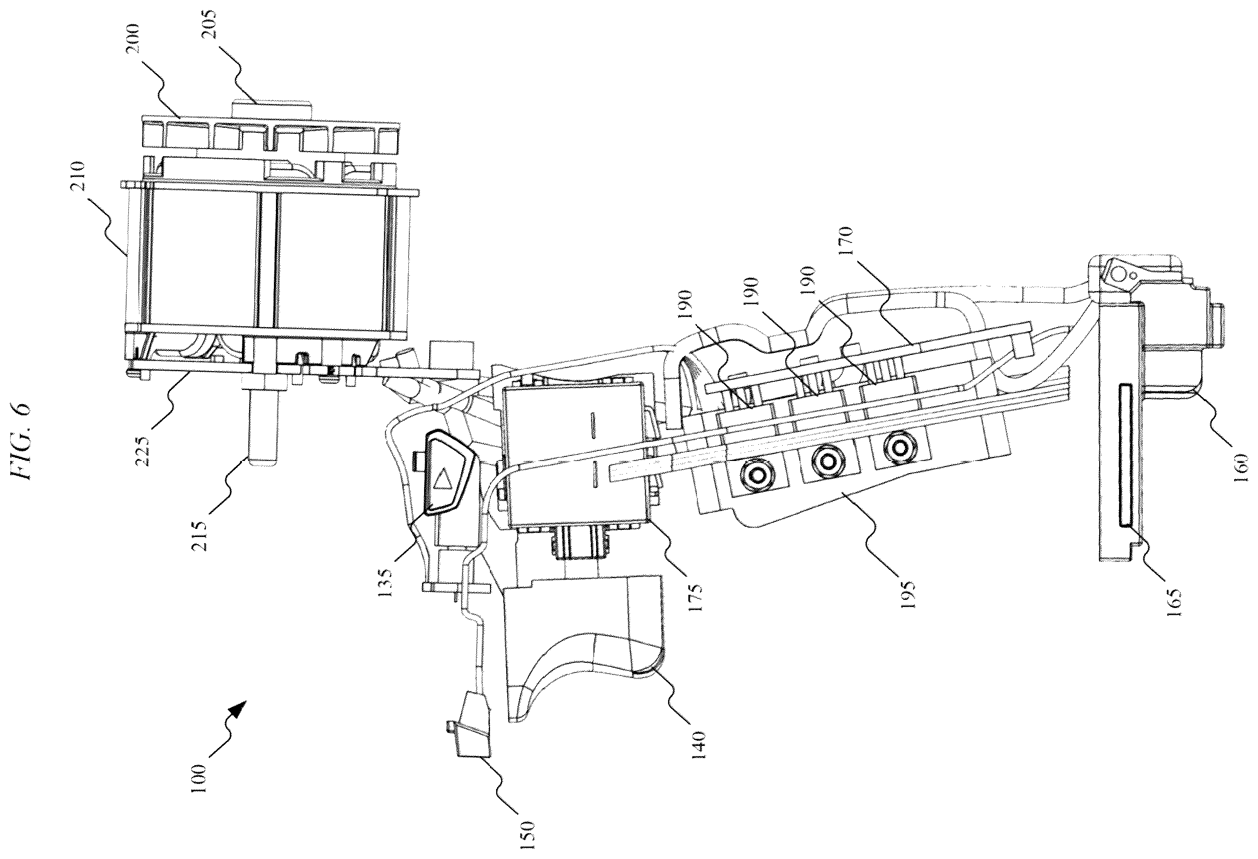 Patent US12377529 Figure 6 – High-power cordless, hand-held power tool including a brushless direct current motor