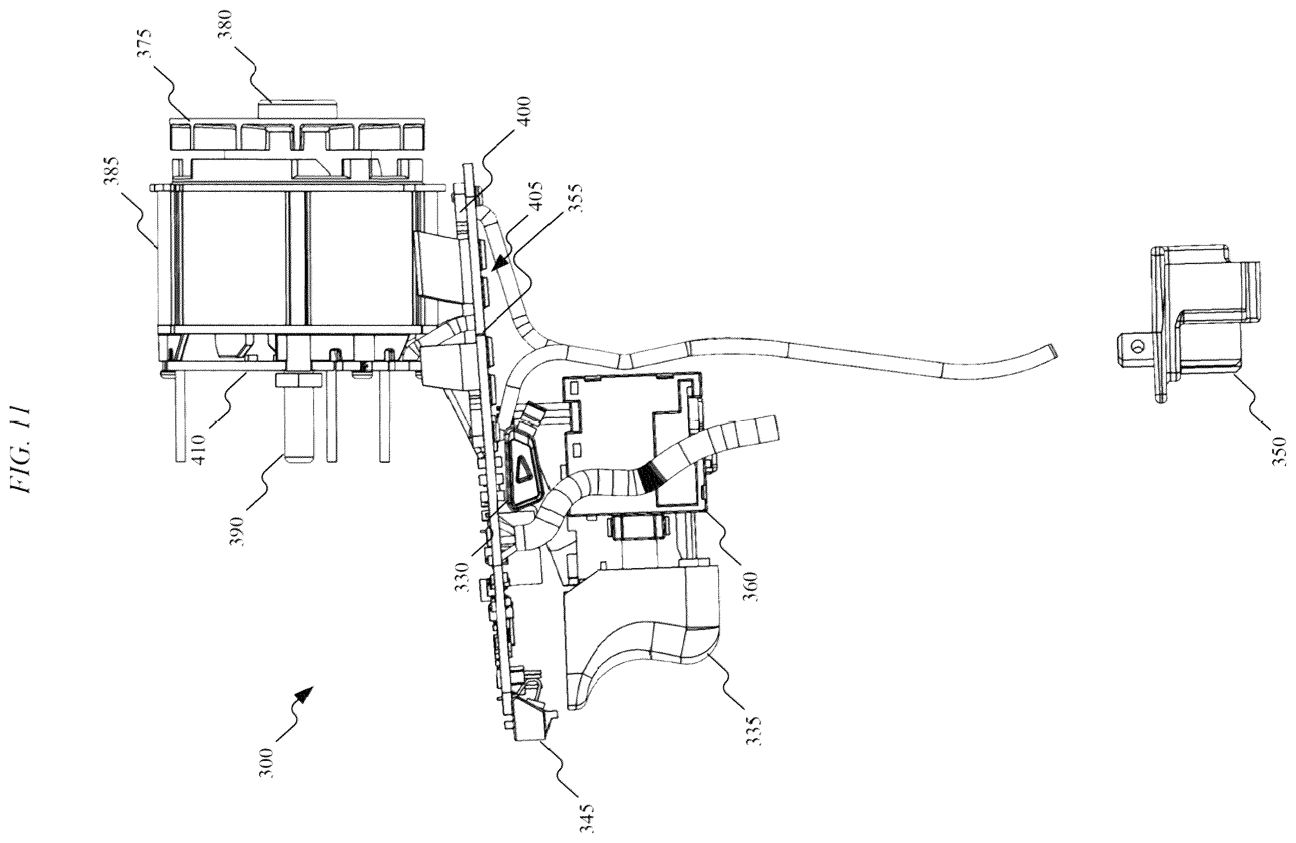 Patent US12377529 Figure 11 – High-power cordless, hand-held power tool including a brushless direct current motor