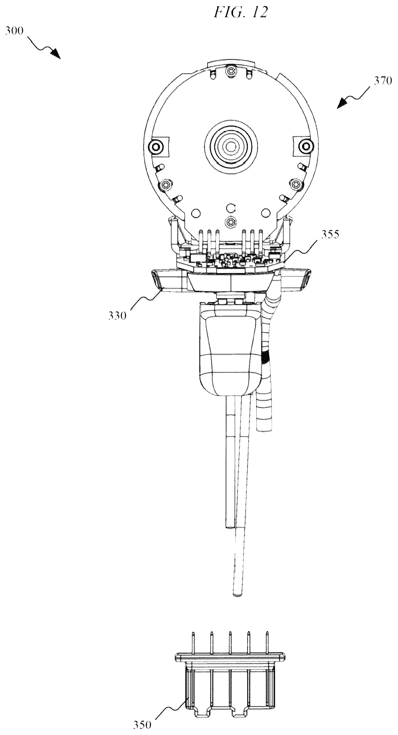 Patent US12377529 Figure 12 – High-power cordless, hand-held power tool including a brushless direct current motor