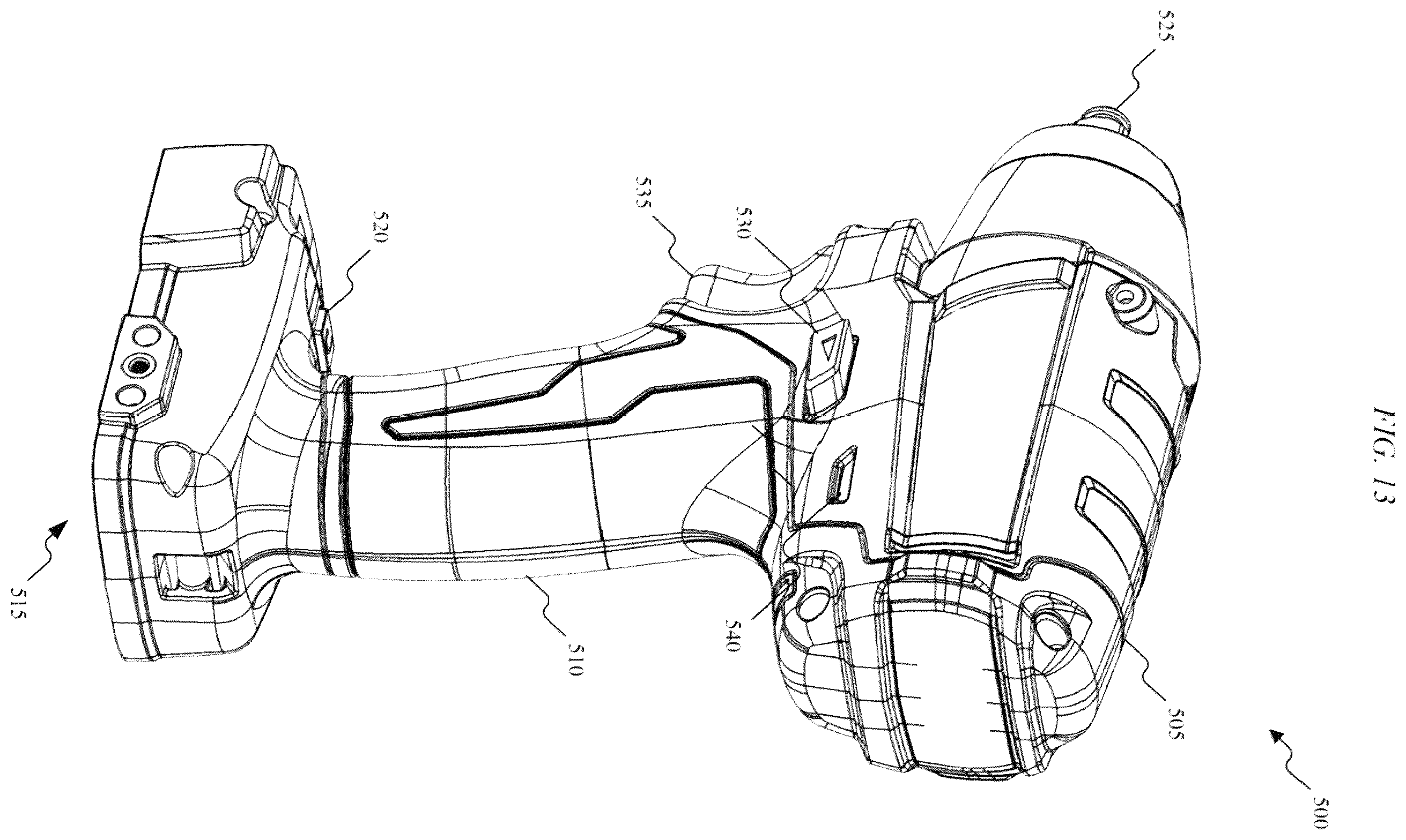 Patent US12377529 Figure 13 – High-power cordless, hand-held power tool including a brushless direct current motor