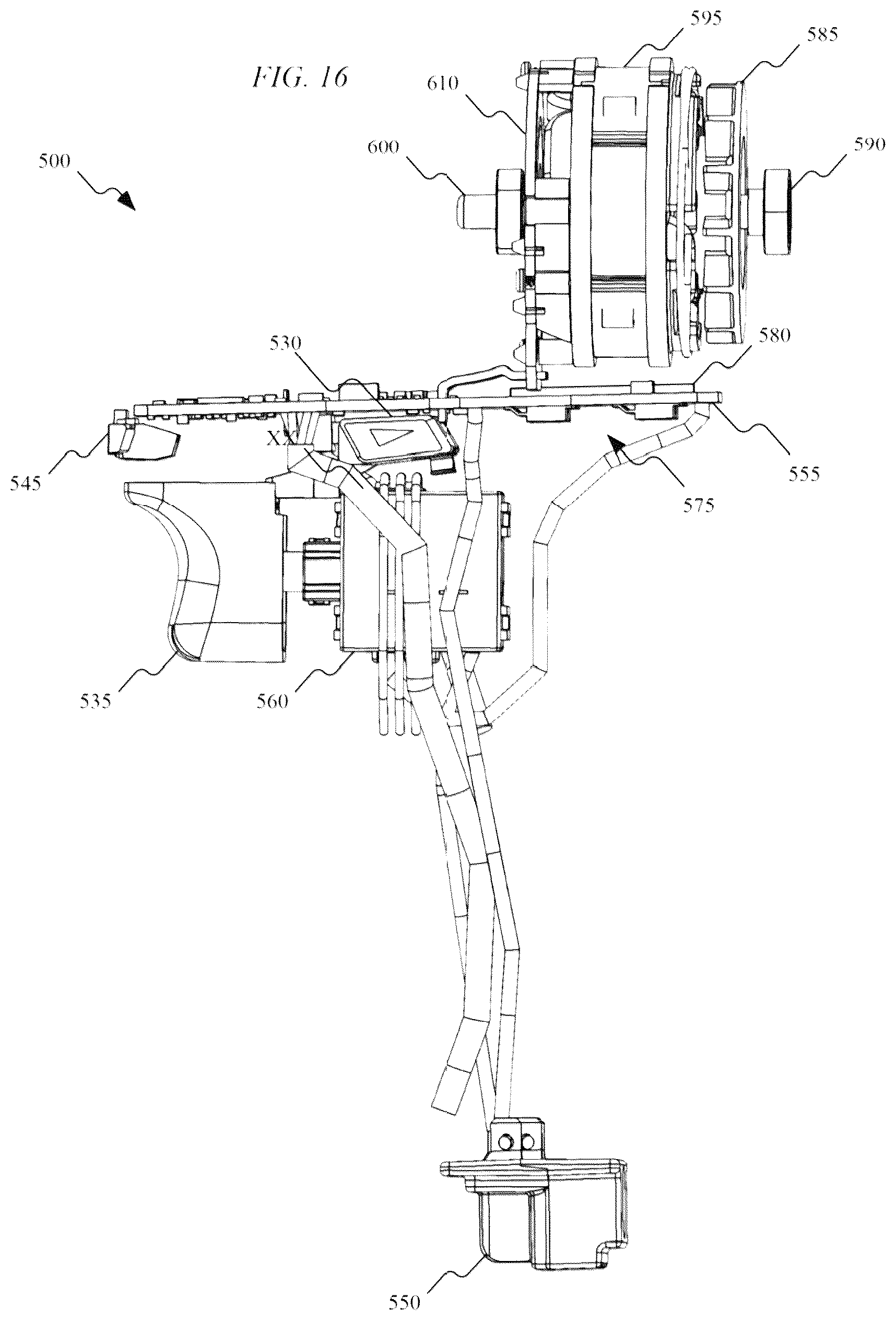Patent US12377529 Figure 16 – High-power cordless, hand-held power tool including a brushless direct current motor
