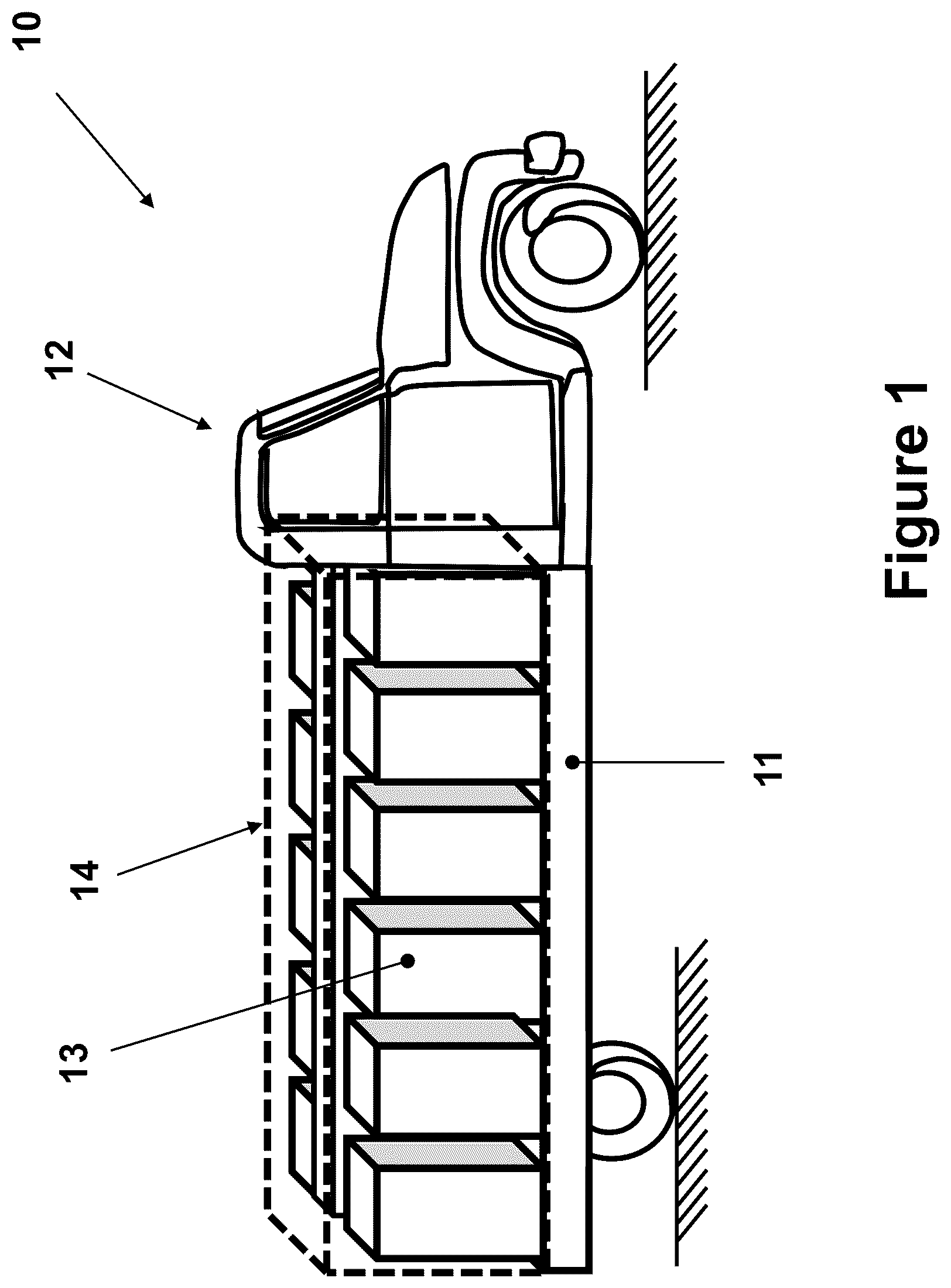 Patent US12377553 Figure 1 – System and methods for providing battery charging service to parked electric vehicles