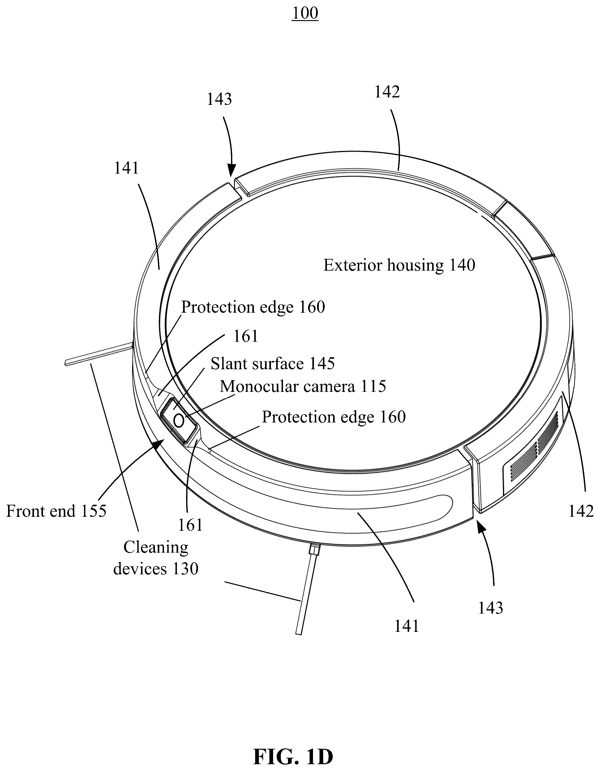 Patent US12377554 Figure 4 – Cleaning robot