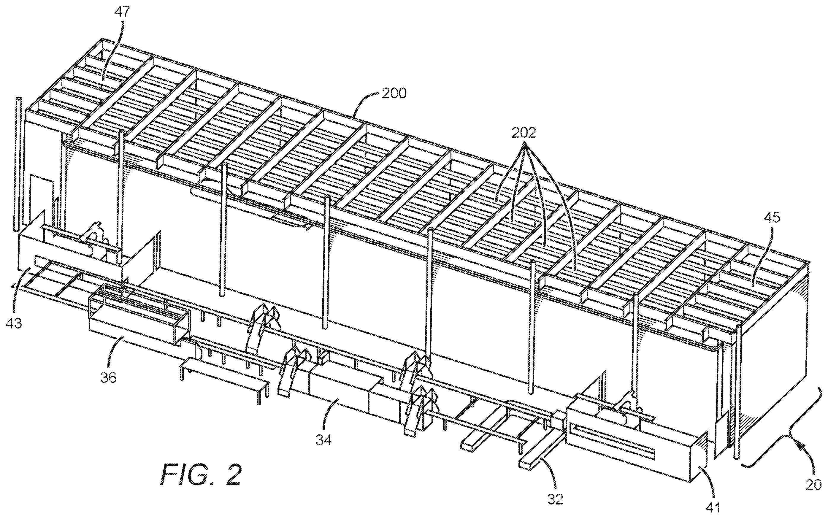 Patent US12377556 Figure 2 – Pickup and laydown station systems for grow tower production