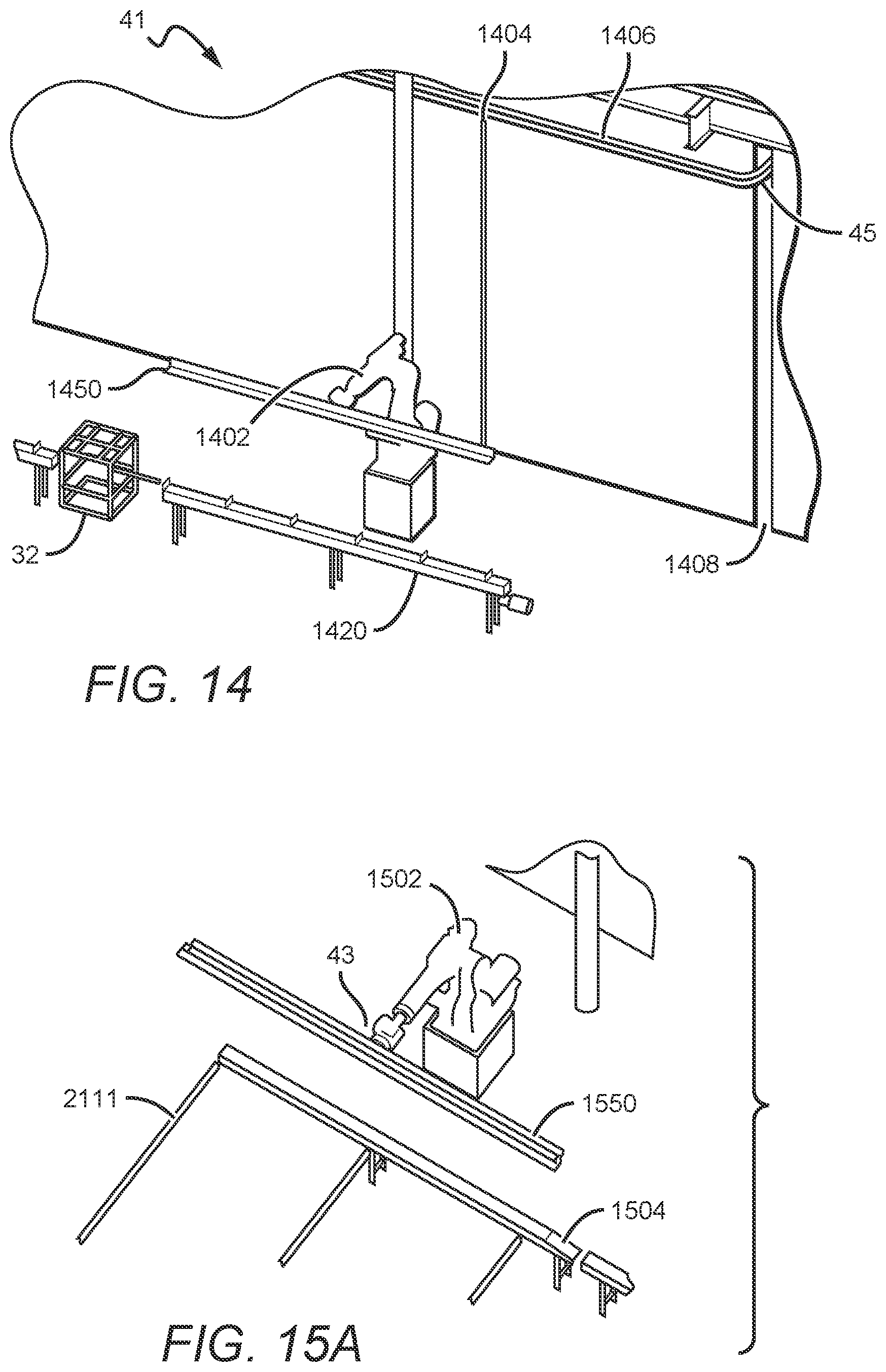 Patent US12377556 Figure 11 – Pickup and laydown station systems for grow tower production