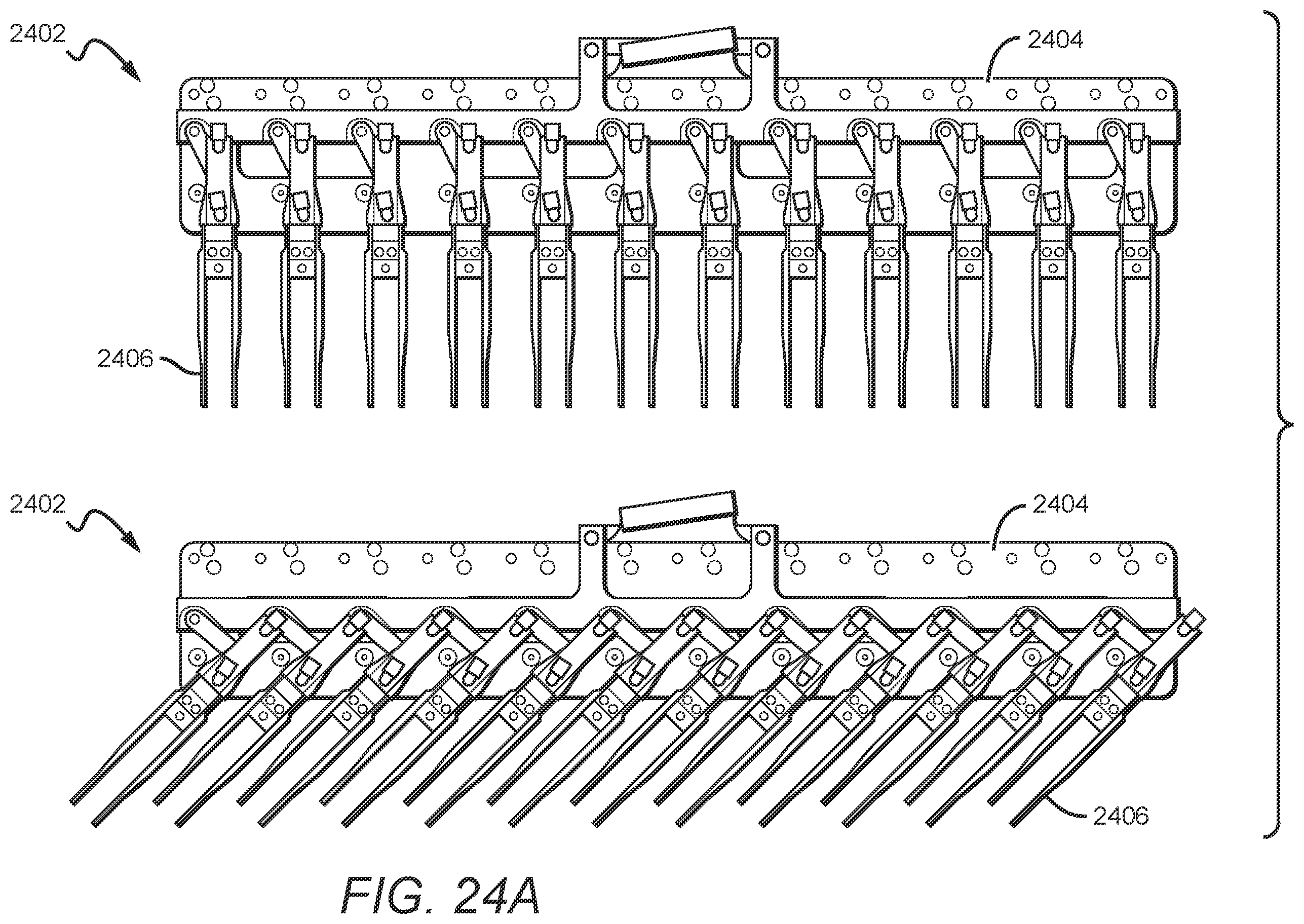 Patent US12377556 Figure 20 – Pickup and laydown station systems for grow tower production