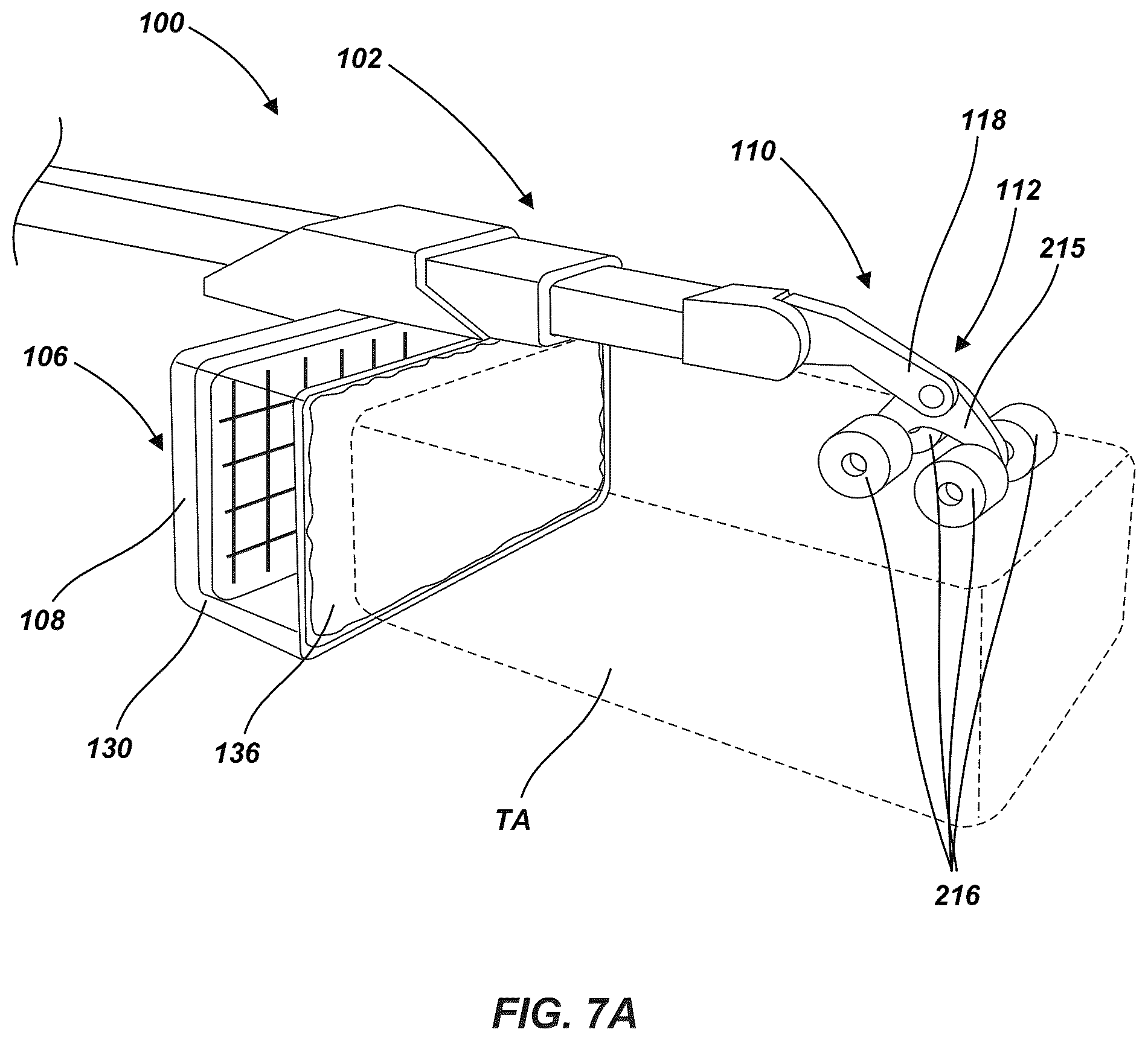 Patent US12377557 Figure 9 – Robotic article handling end effector with capture device having a compliant material