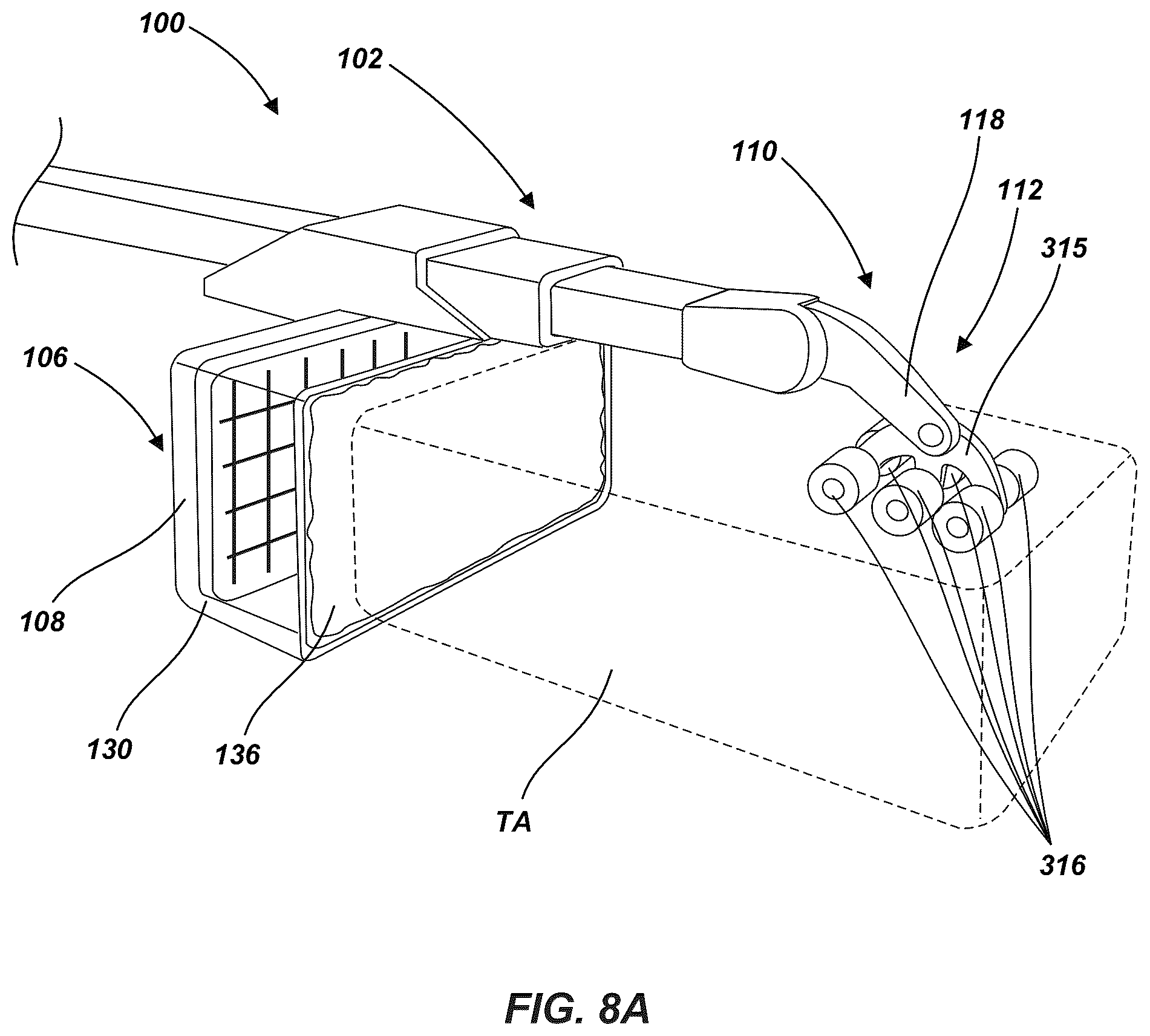 Patent US12377557 Figure 11 – Robotic article handling end effector with capture device having a compliant material