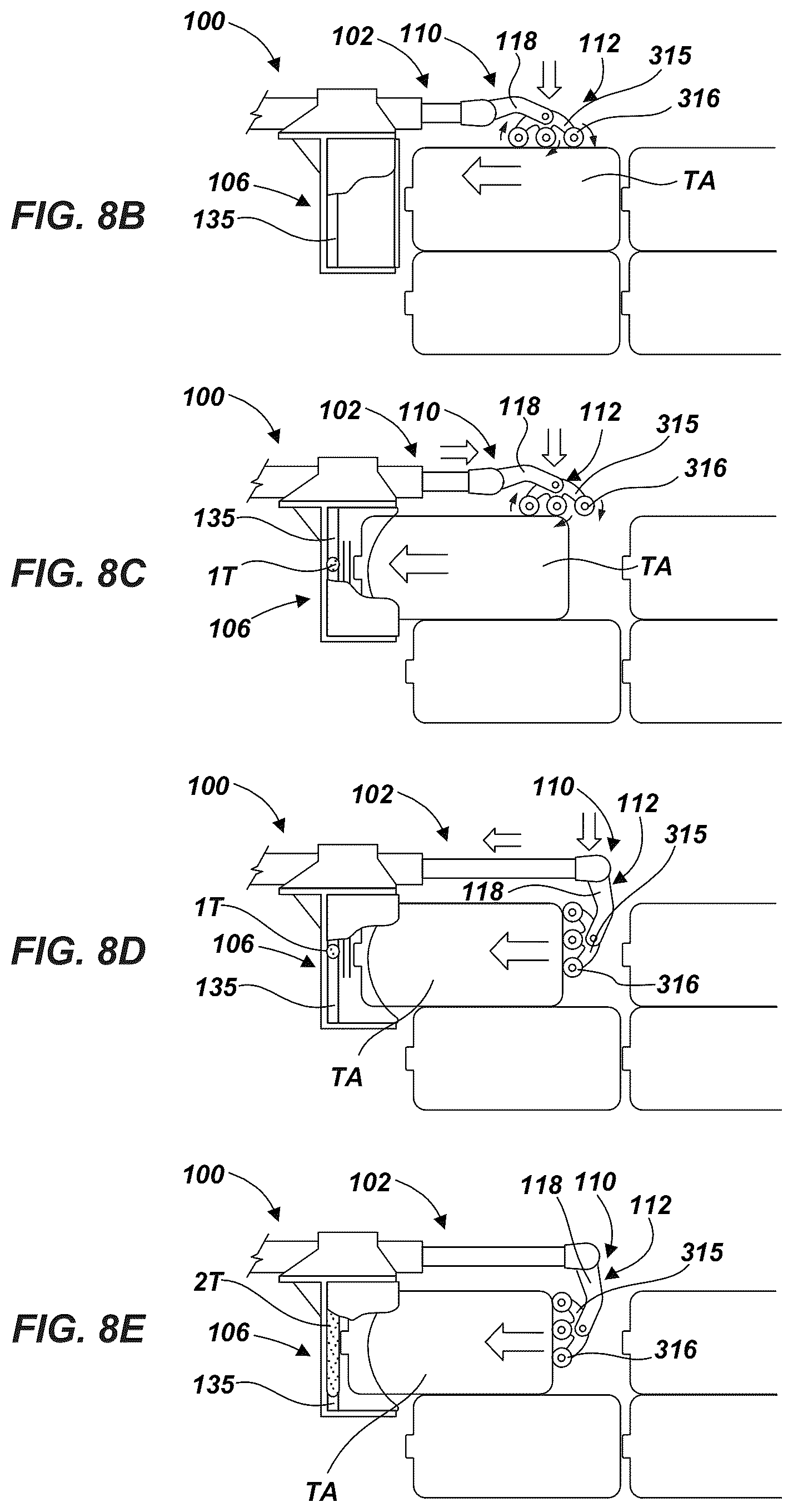 Patent US12377557 Figure 12 – Robotic article handling end effector with capture device having a compliant material