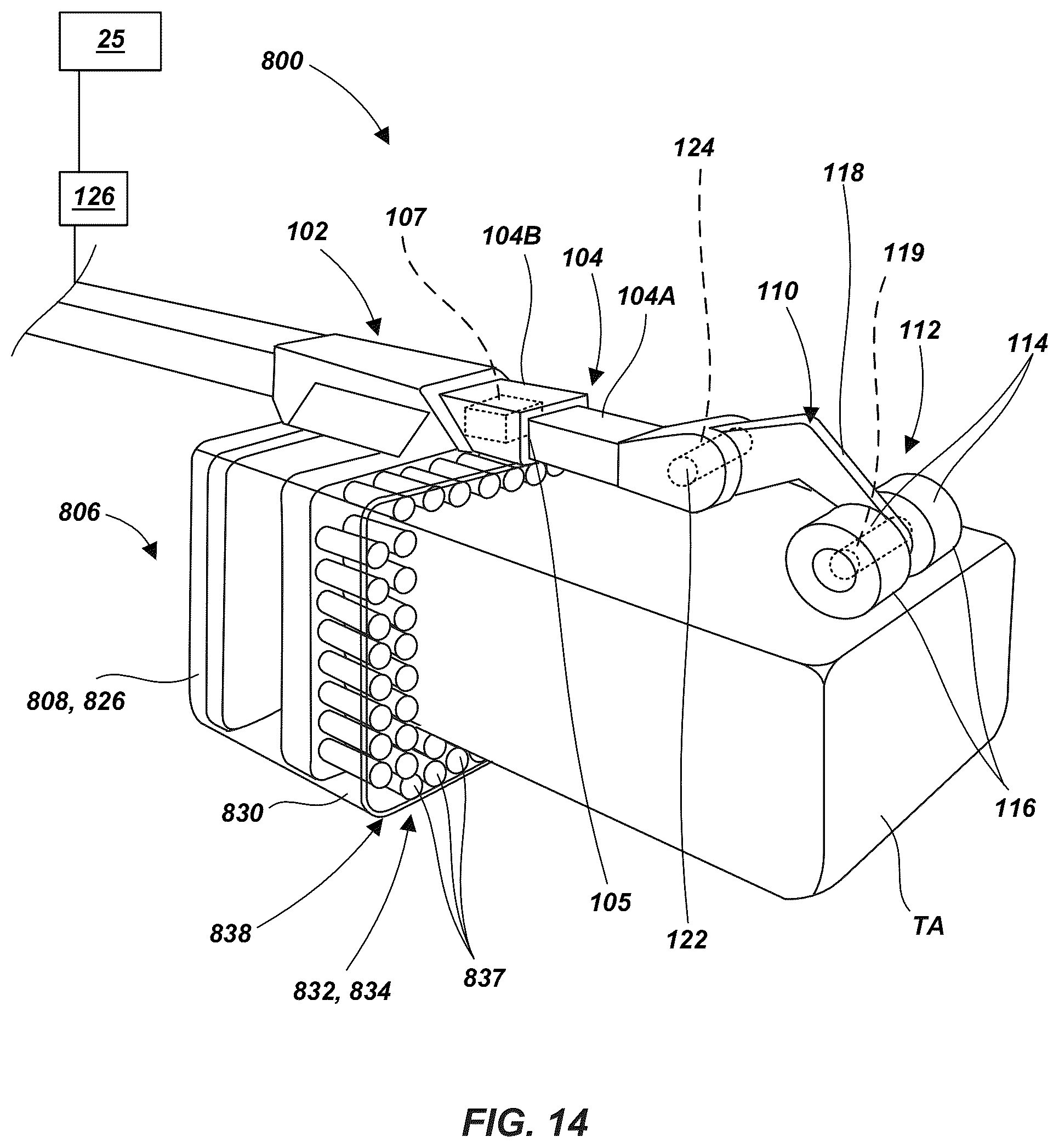 Patent US12377557 Figure 20 – Robotic article handling end effector with capture device having a compliant material