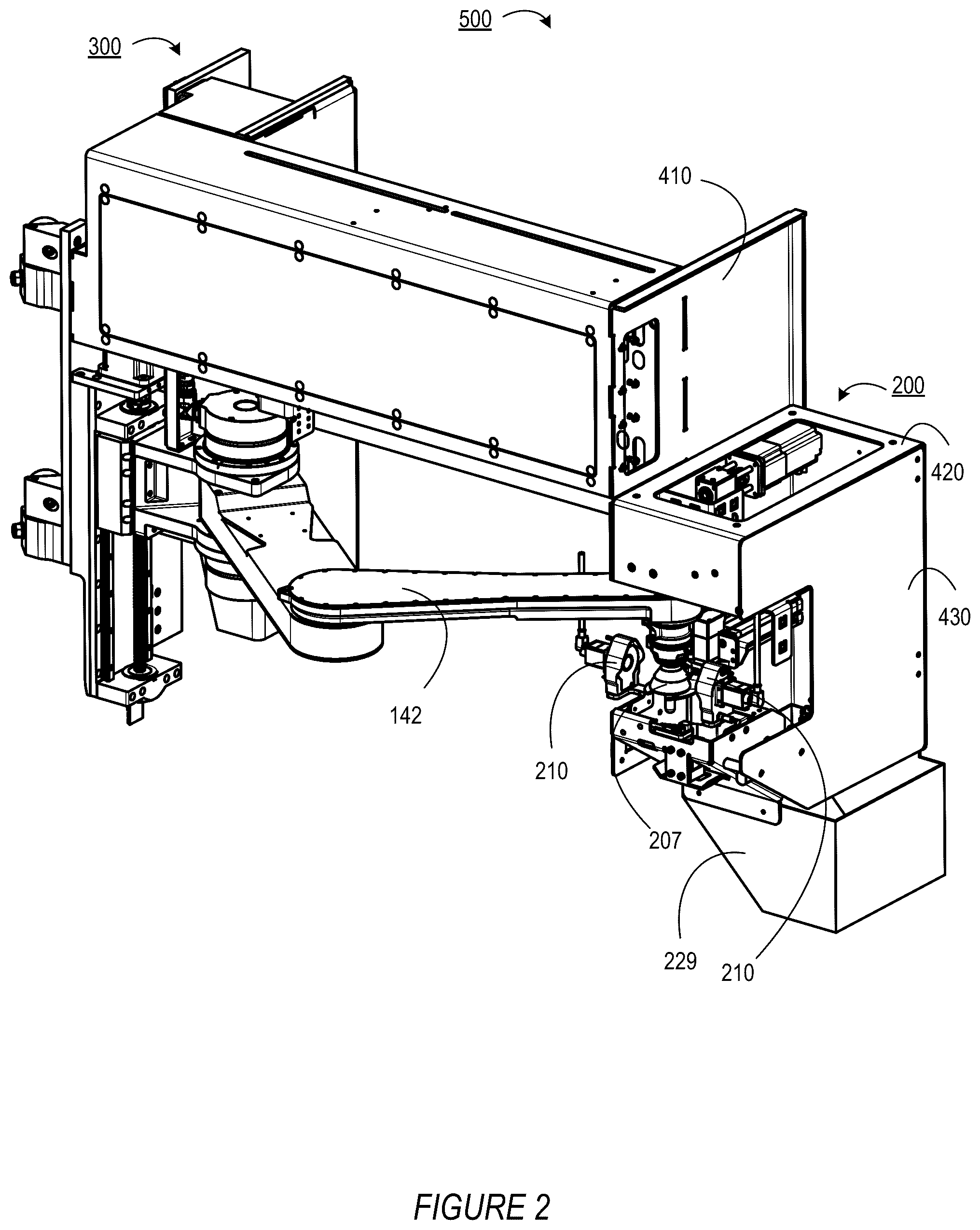 Patent US12377567 Figure 2 – Mushroom trimming and sorting system