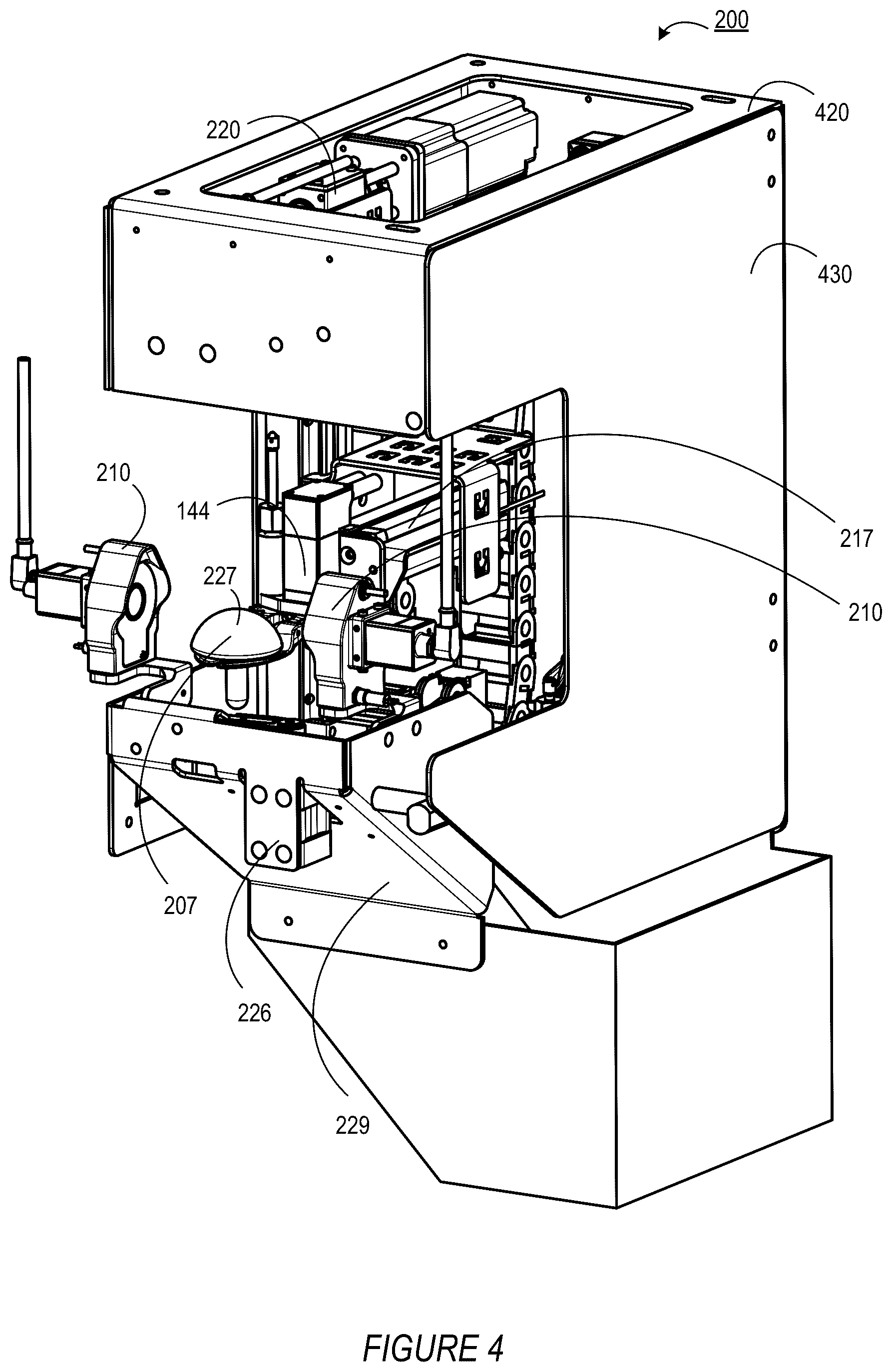 Patent US12377567 Figure 4 – Mushroom trimming and sorting system