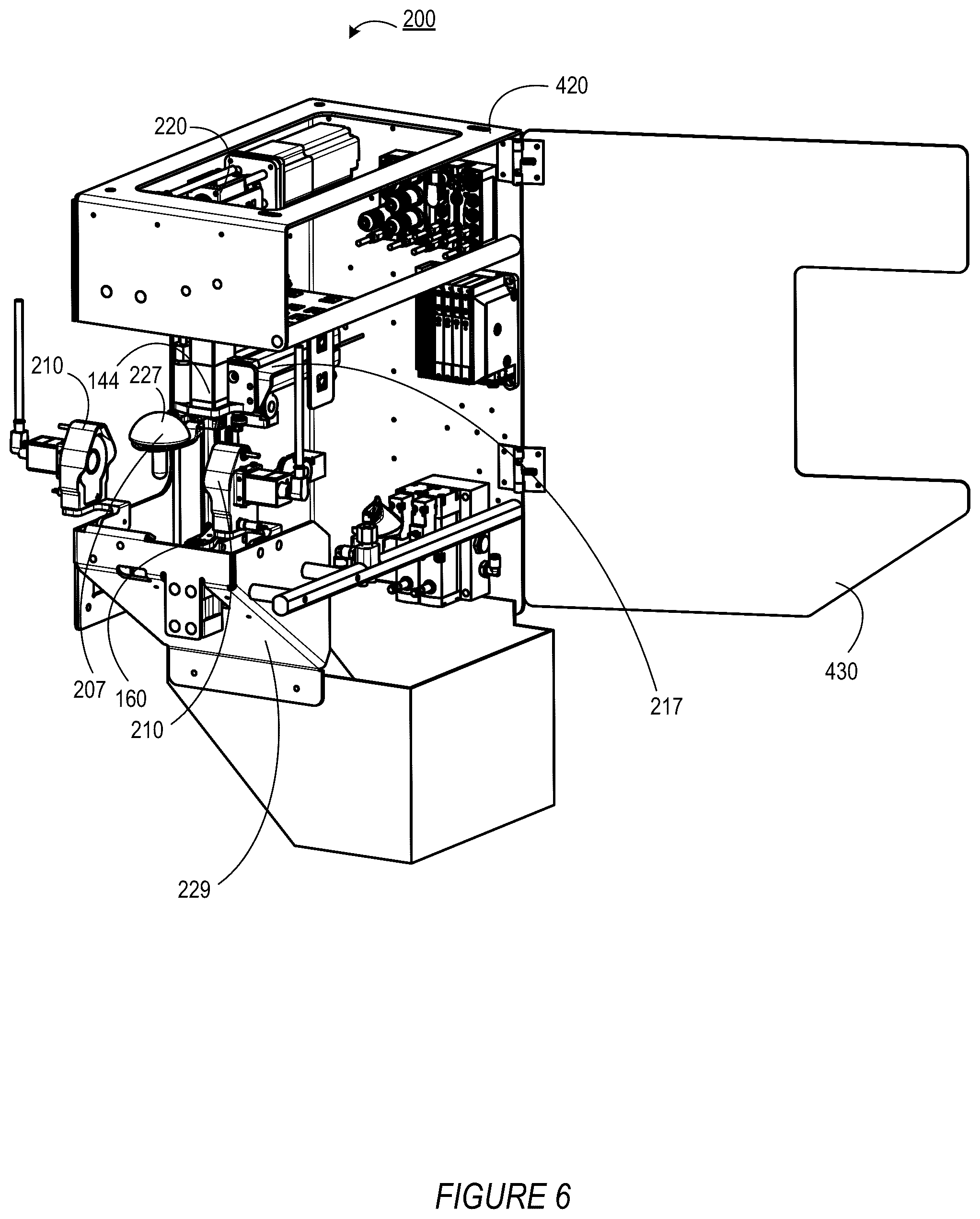 Patent US12377567 Figure 6 – Mushroom trimming and sorting system