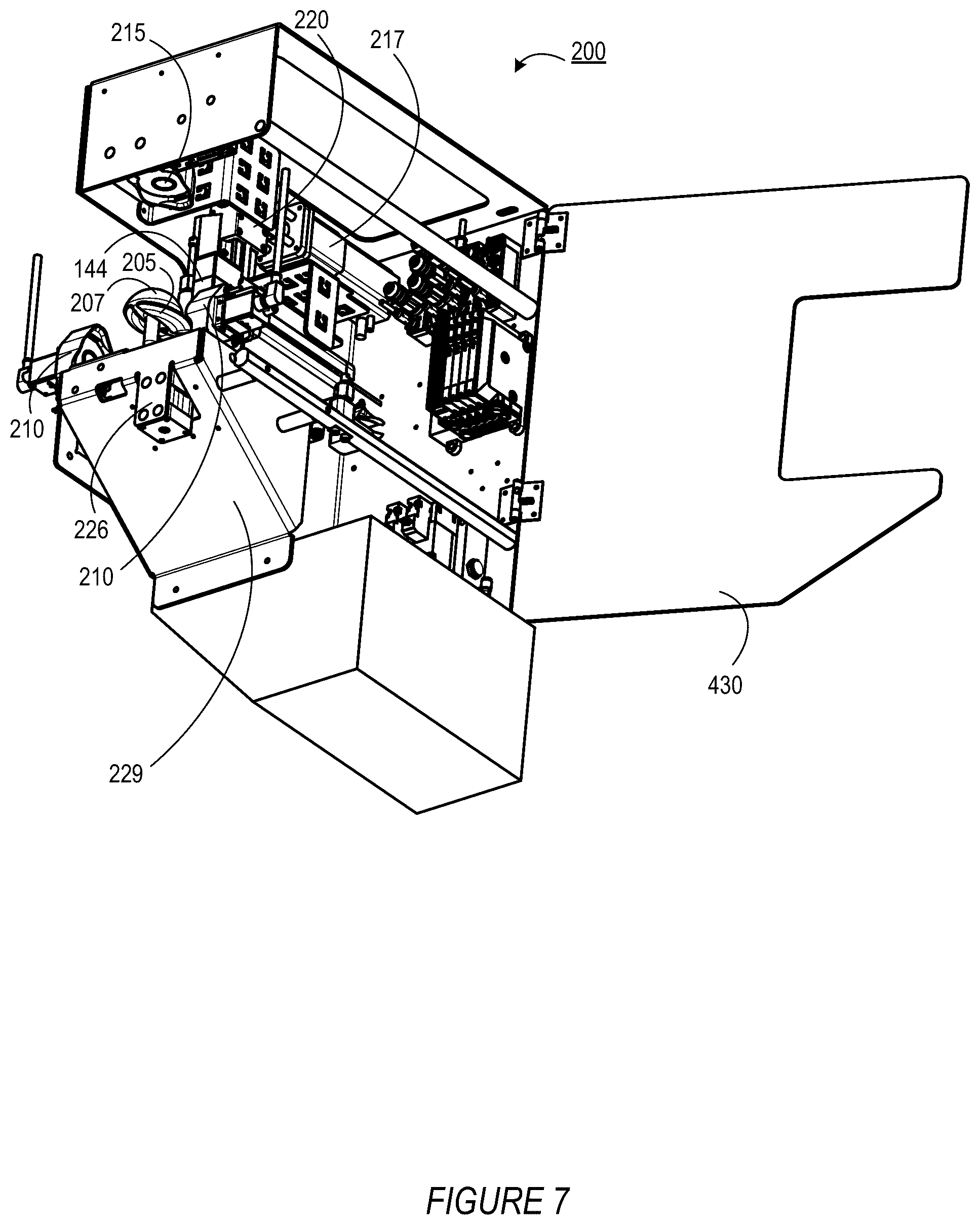 Patent US12377567 Figure 7 – Mushroom trimming and sorting system