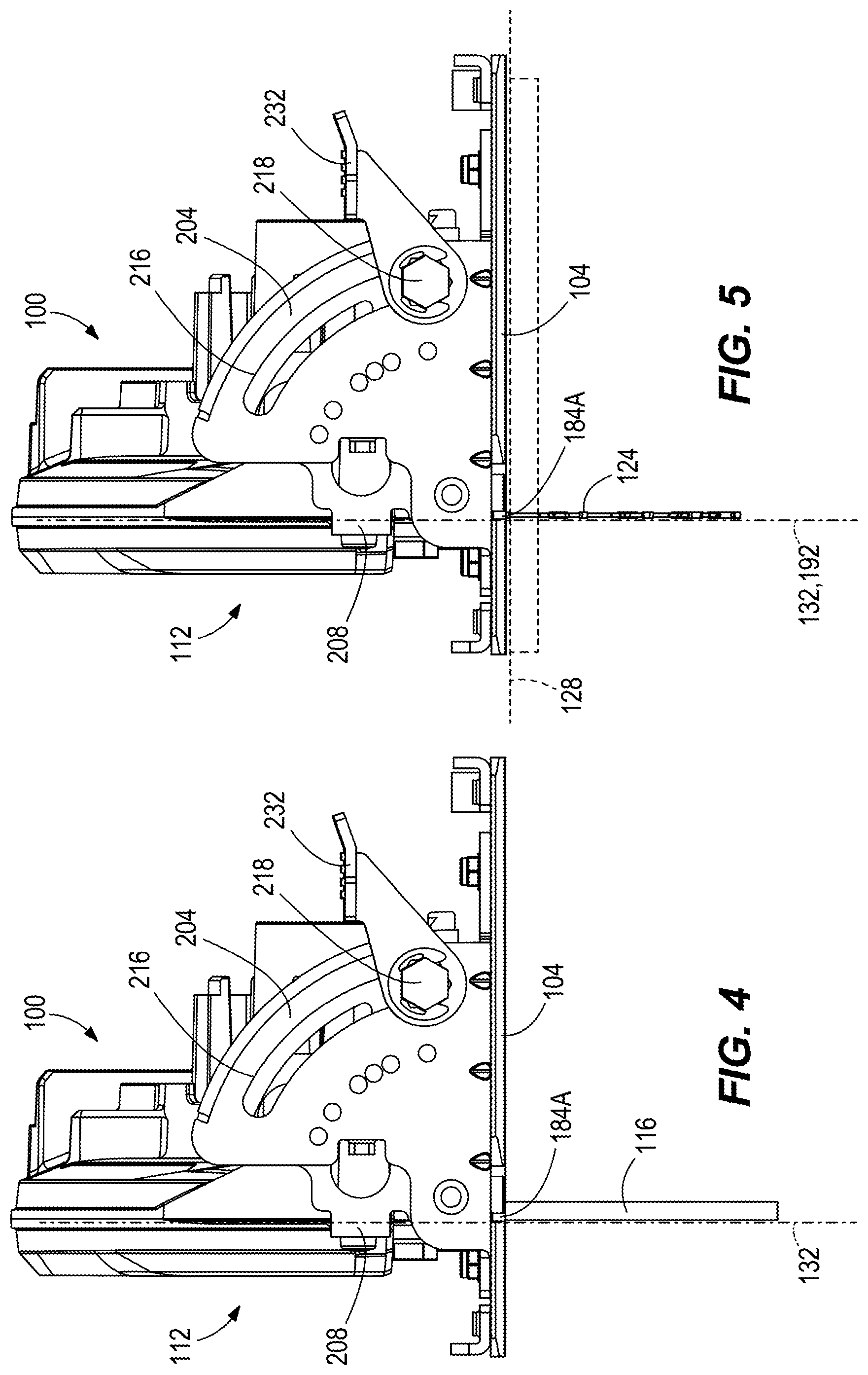 Patent US12377569 Figure 4 – Circular saw with adjustable base