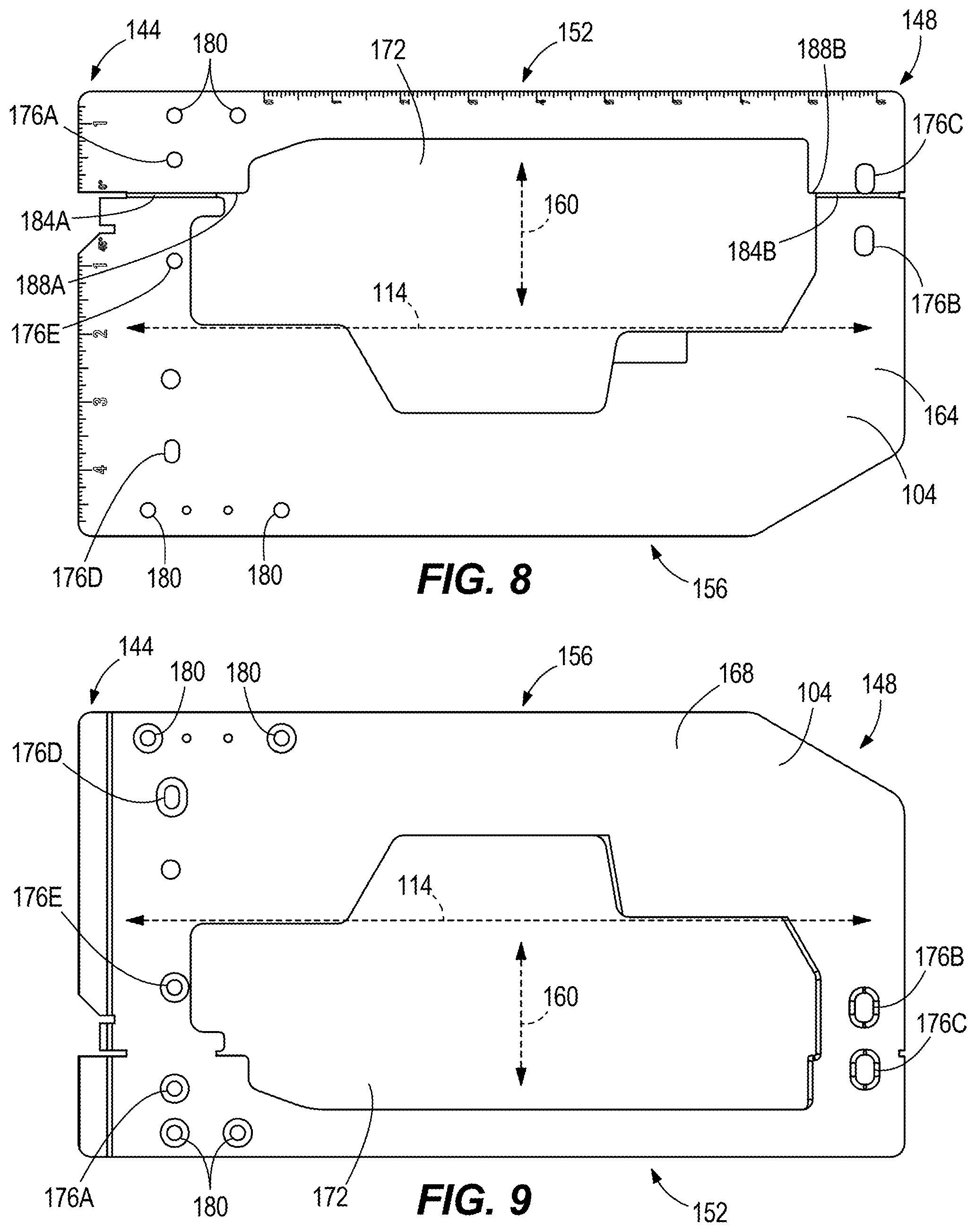 Patent US12377569 Figure 6 – Circular saw with adjustable base