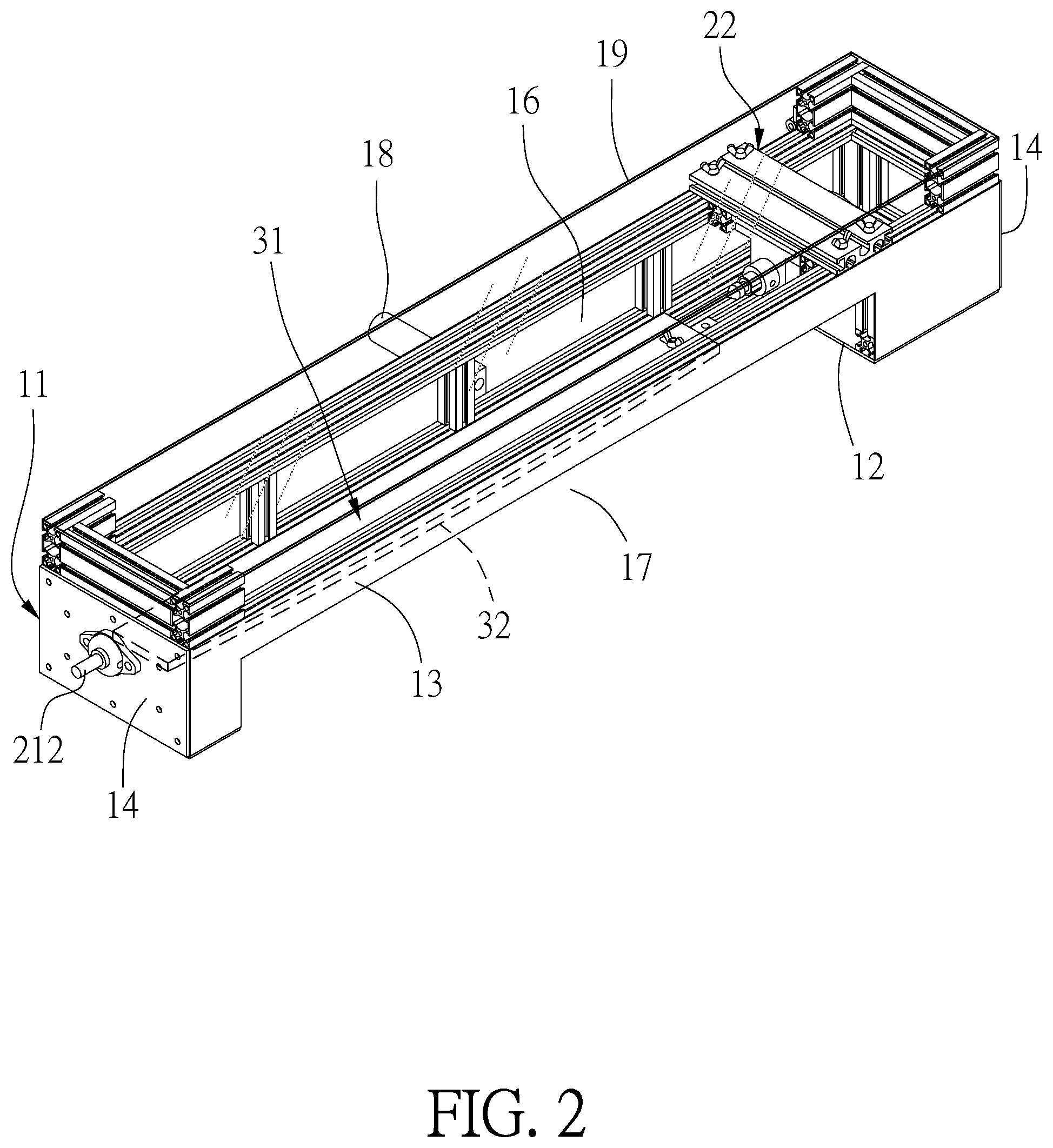 Patent US12377571 Figure 2 – Copy device for processing and shaping a cylindrical rod with a curved configuration