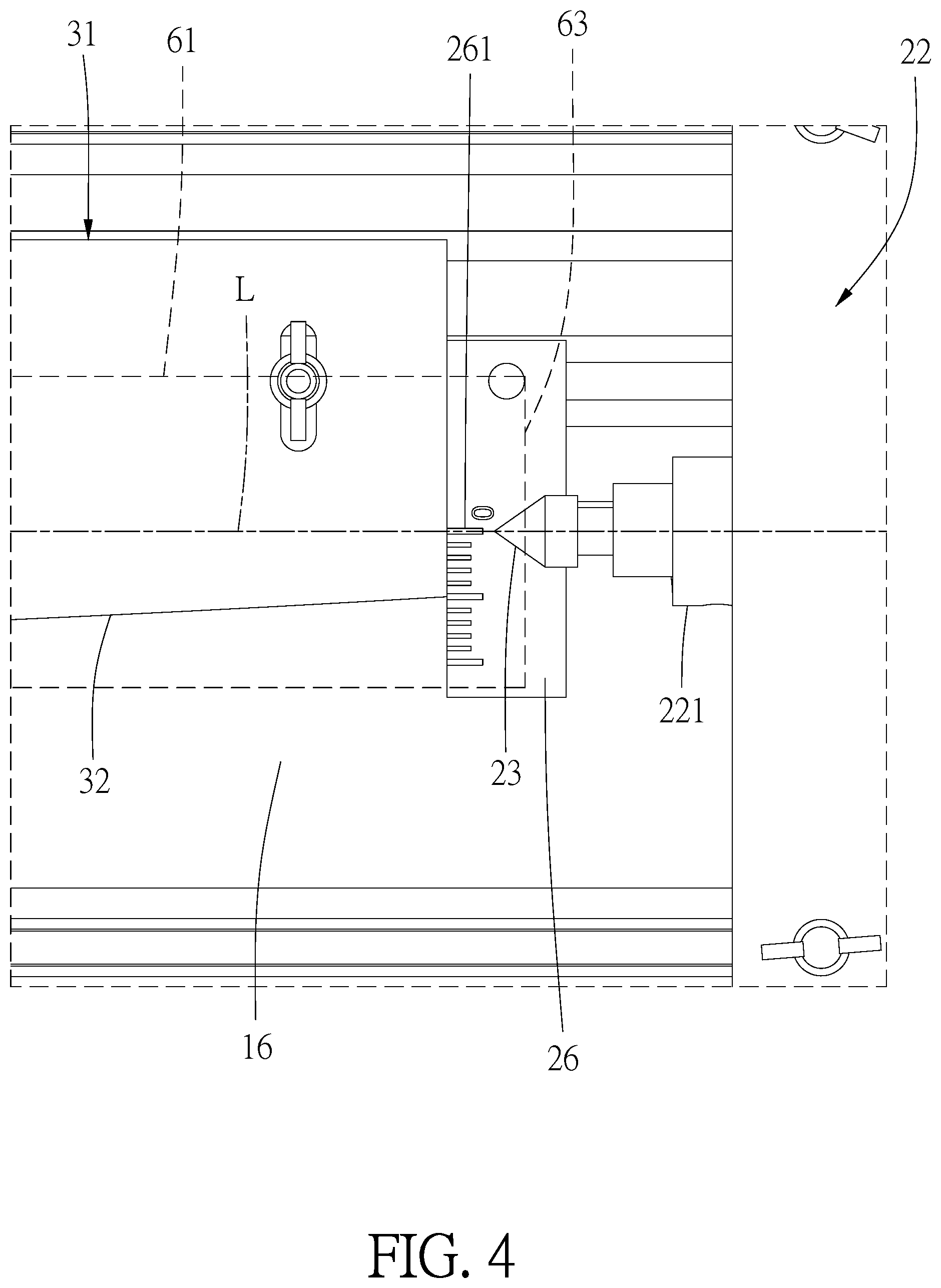 Patent US12377571 Figure 4 – Copy device for processing and shaping a cylindrical rod with a curved configuration