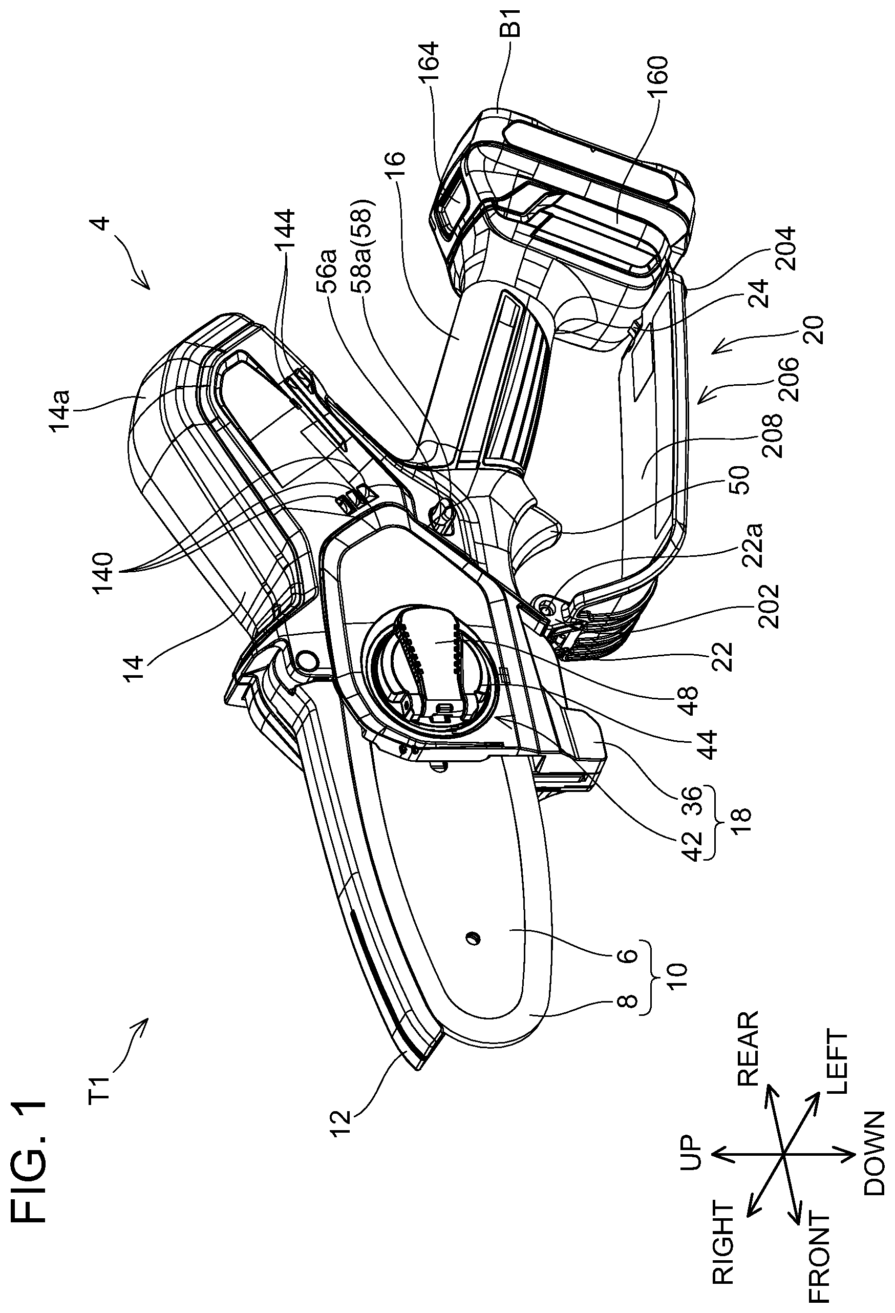 Patent US12377573 Figure 1 – Cutter machine