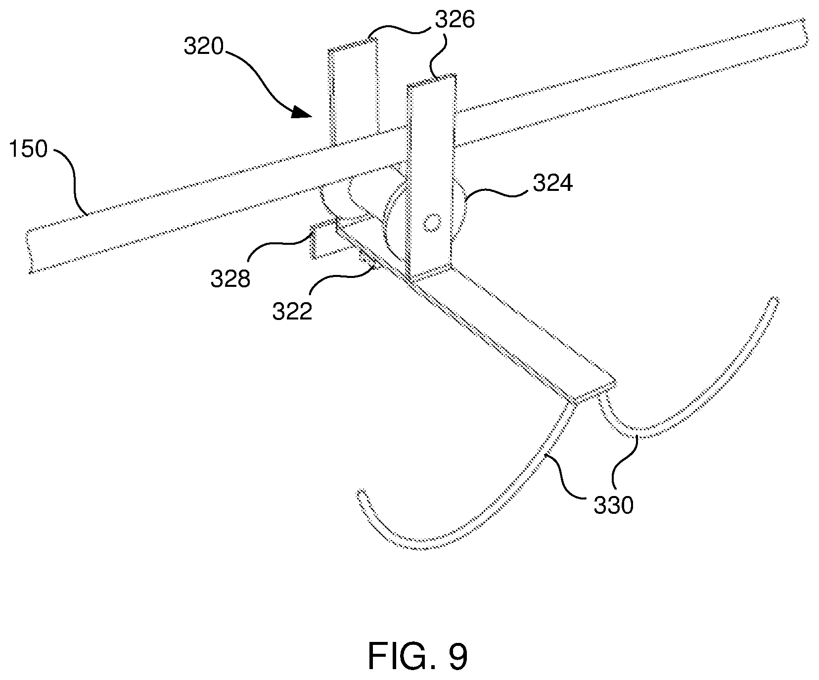 Patent US12377575 Figure 8 – Lightweight apparatus for large scale additive manufacturing with cementitious materials