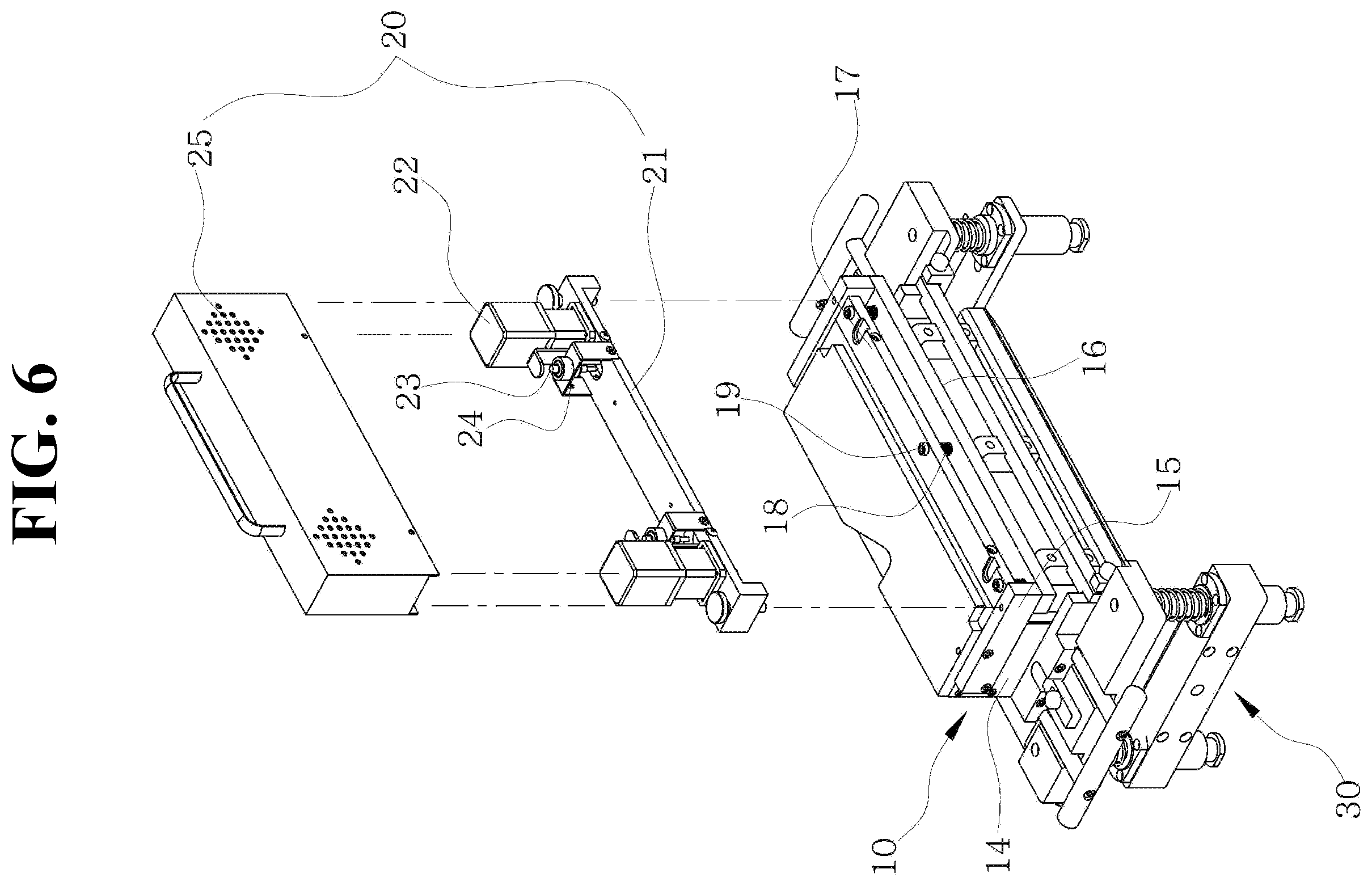 Patent US12377583 Figure 6 – Automatic gel ribbon thickness adjustment device