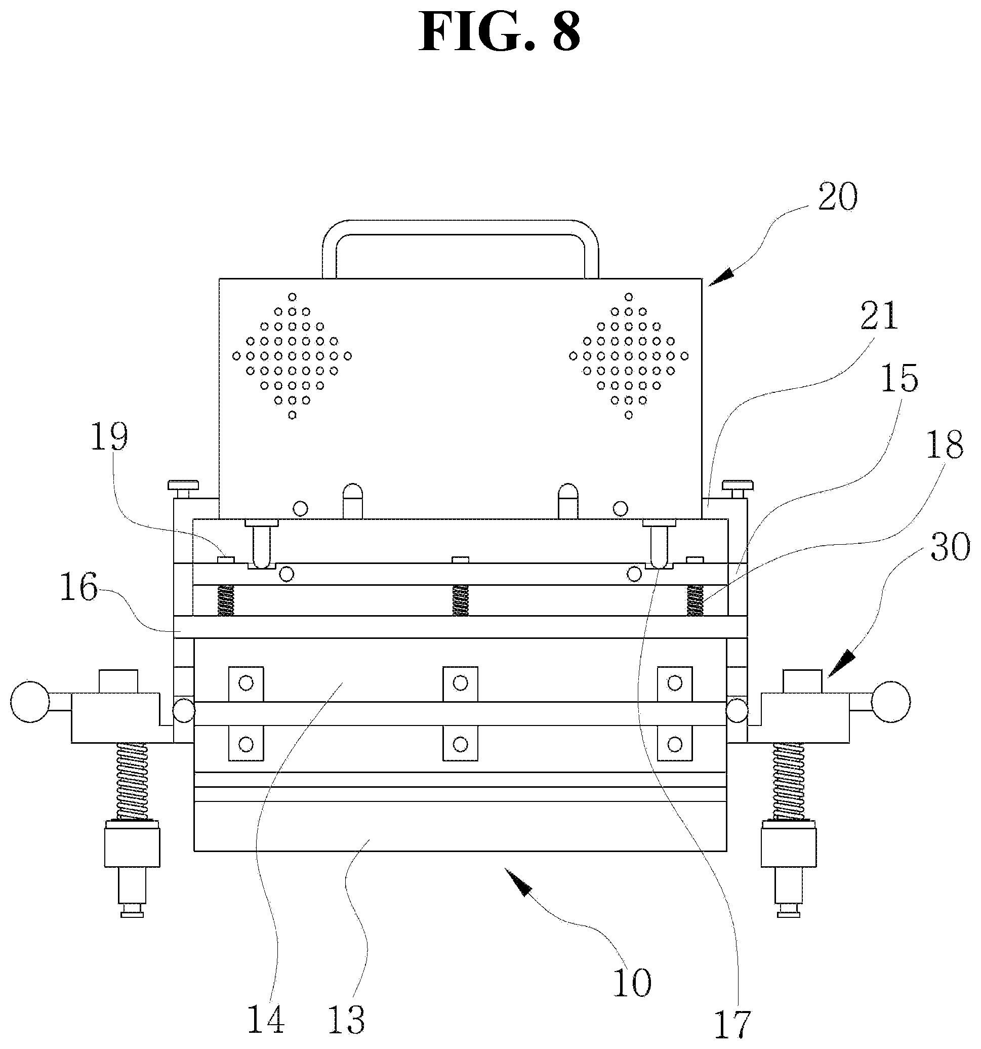 Patent US12377583 Figure 8 – Automatic gel ribbon thickness adjustment device