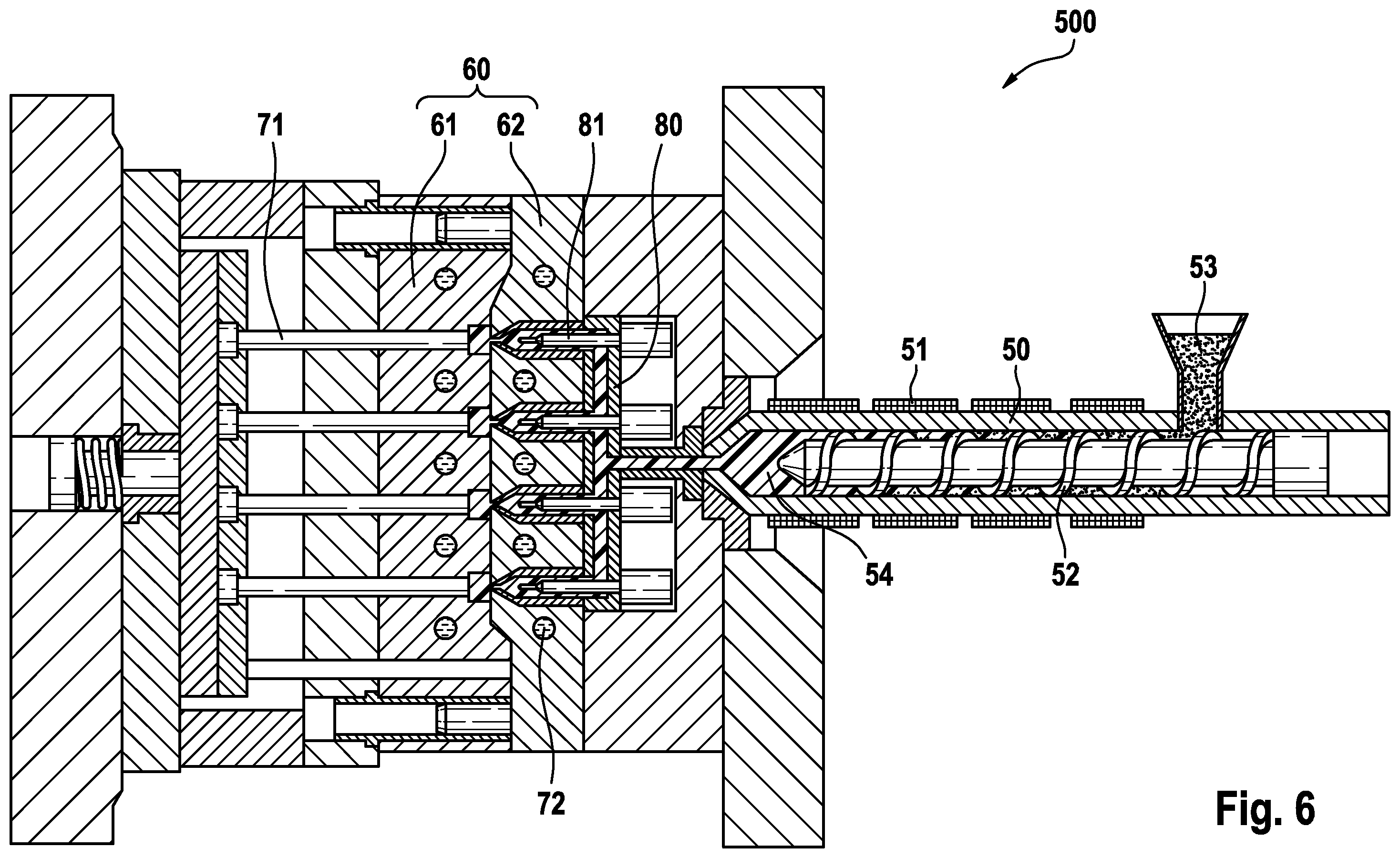 Patent US12377585 Figure 5 – Method for producing an optical element from plastic