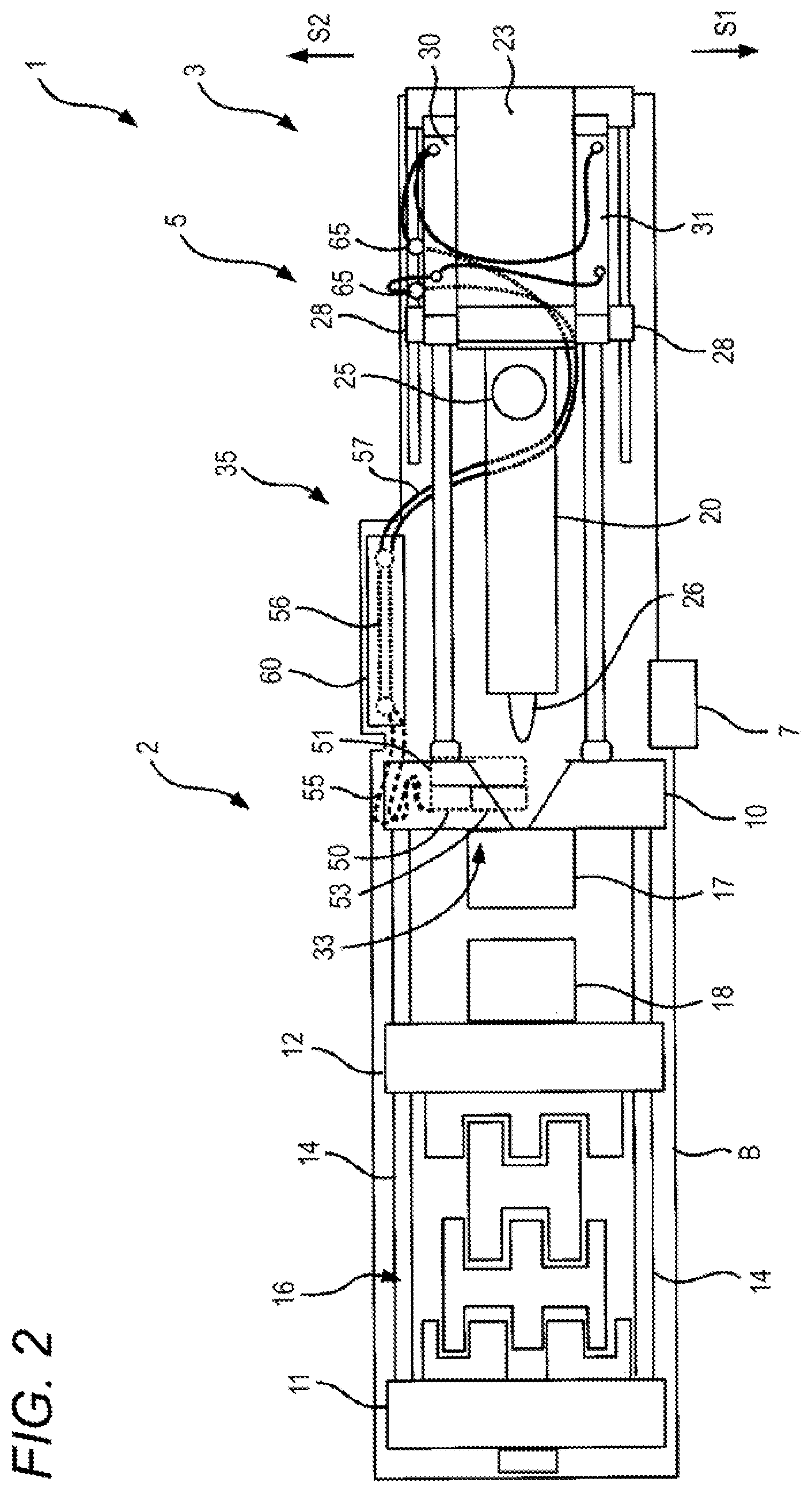 Patent US12377586 Figure 2 – Injection molding machine