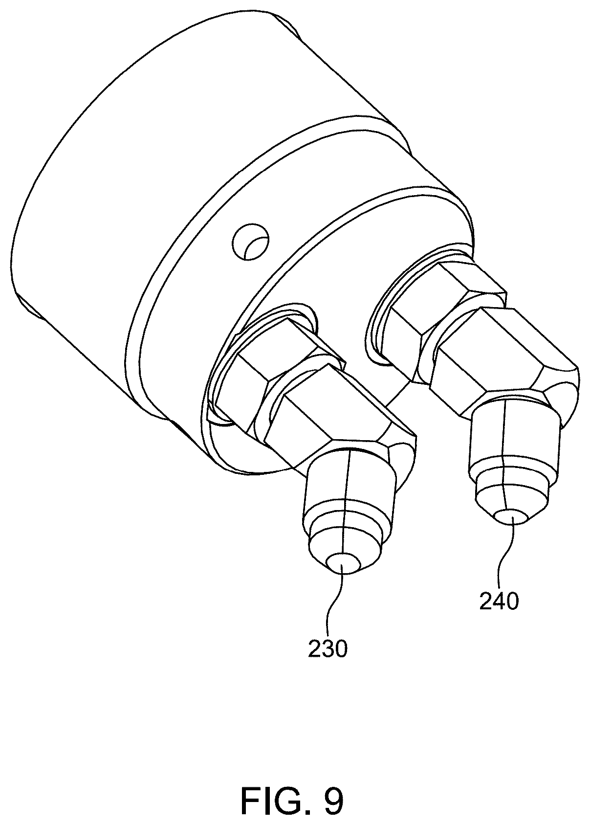 Patent US12377587 Figure 9 – Shut-off nozzle for injection molding