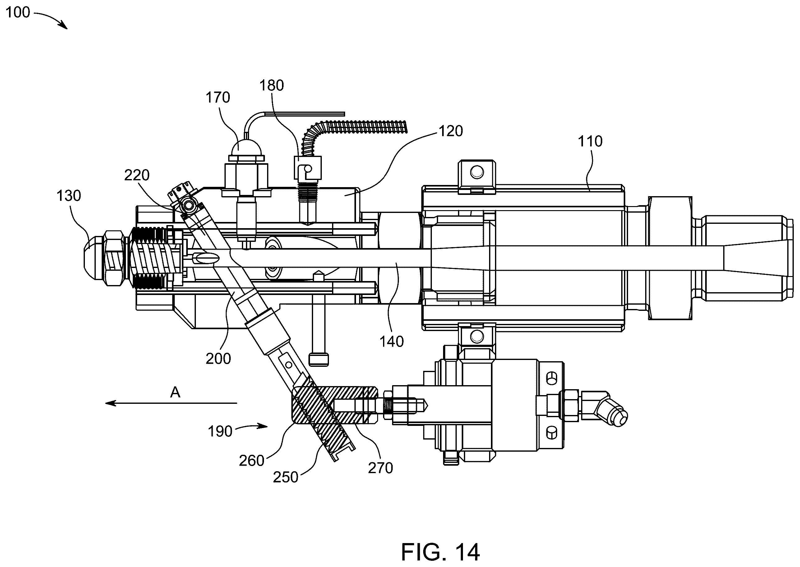 Patent US12377587 Figure 14 – Shut-off nozzle for injection molding