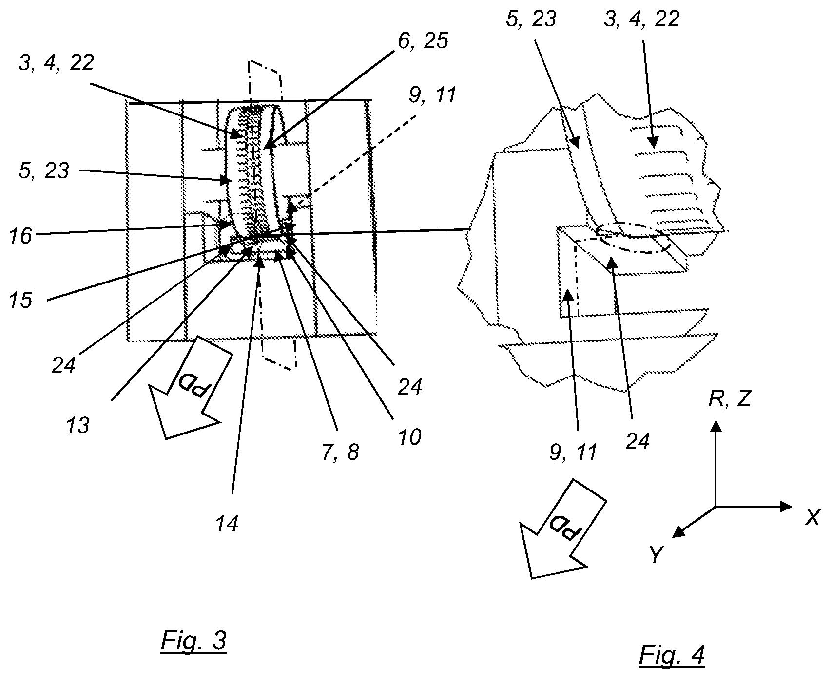 Patent US12377595 Figure 2 – Extrusion and/or pultrusion device and method