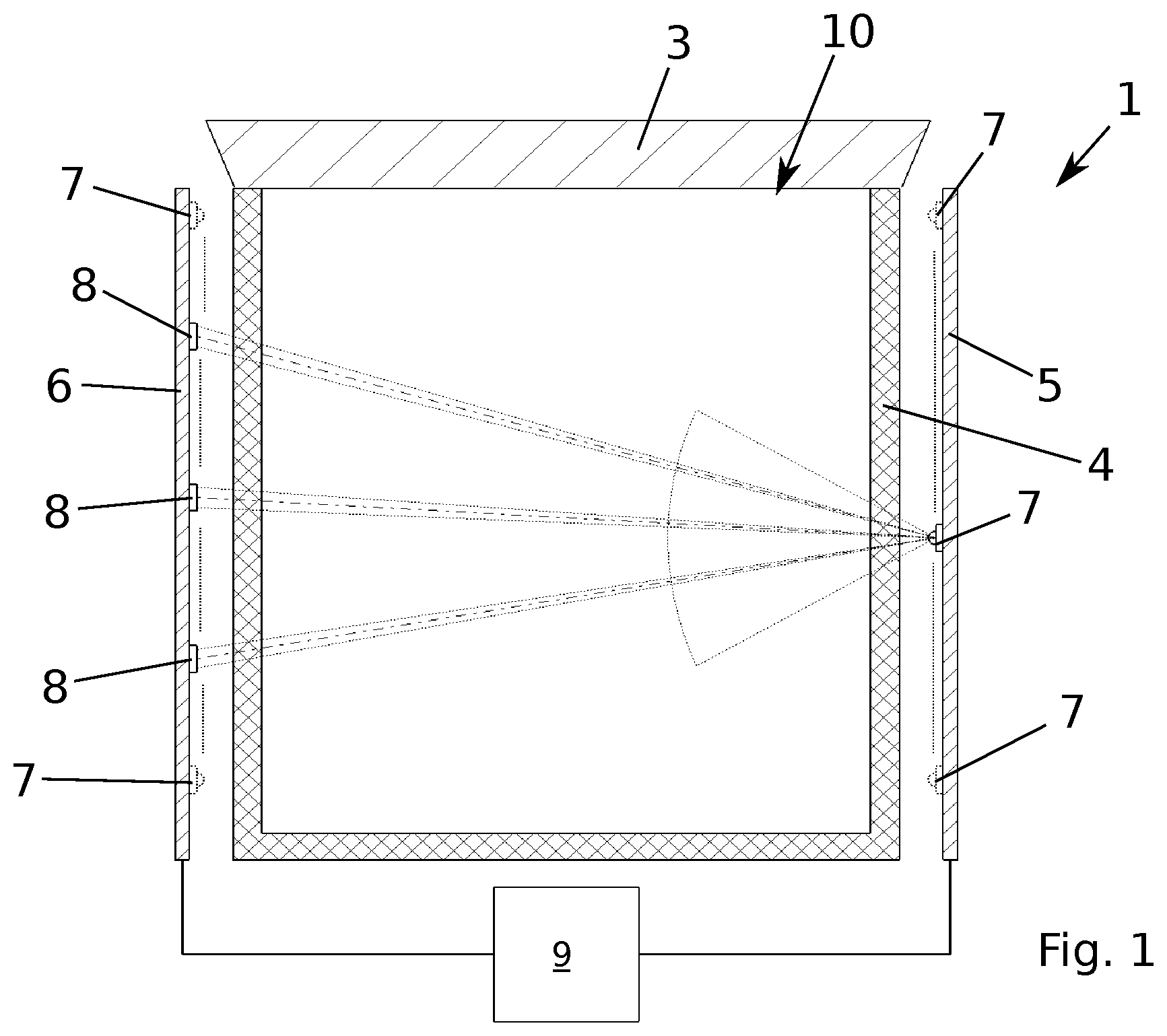 Patent US12377602 Figure 1 – Post-exposure unit