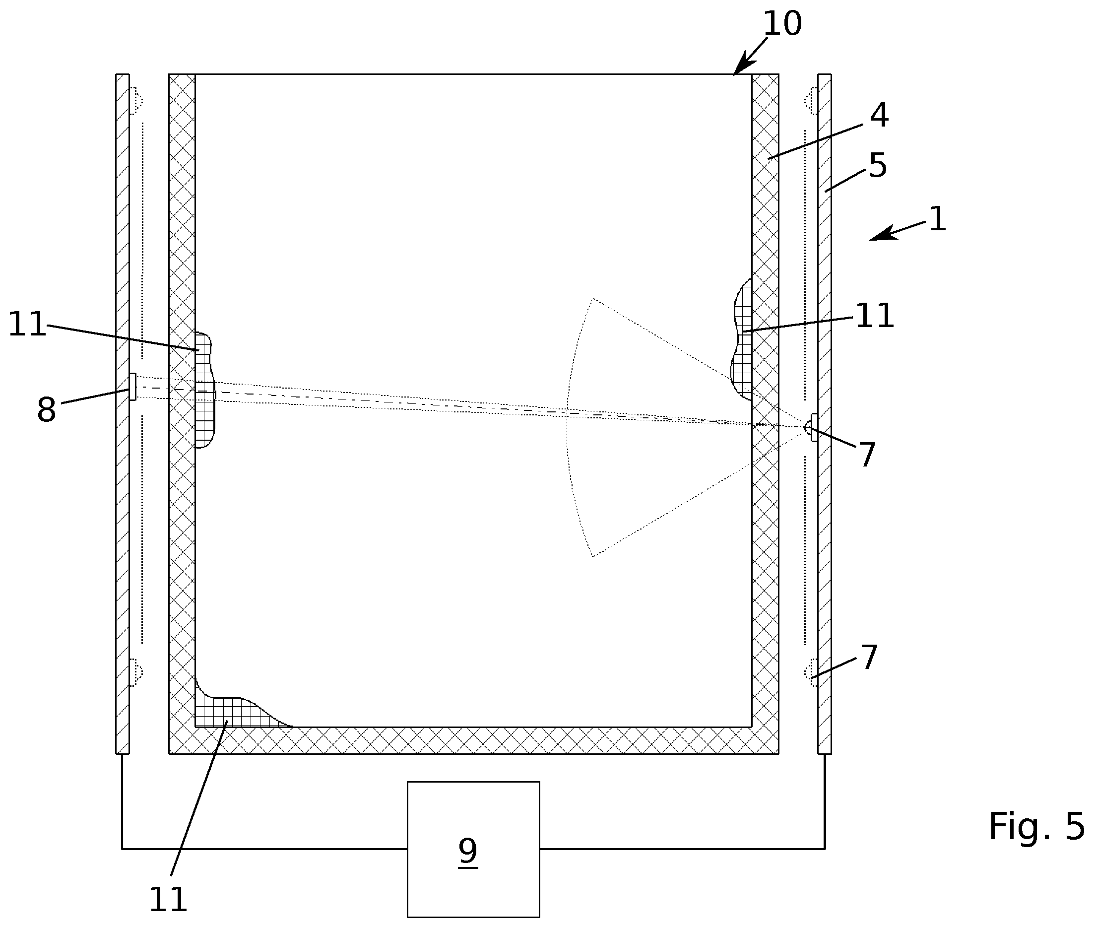 Patent US12377602 Figure 5 – Post-exposure unit
