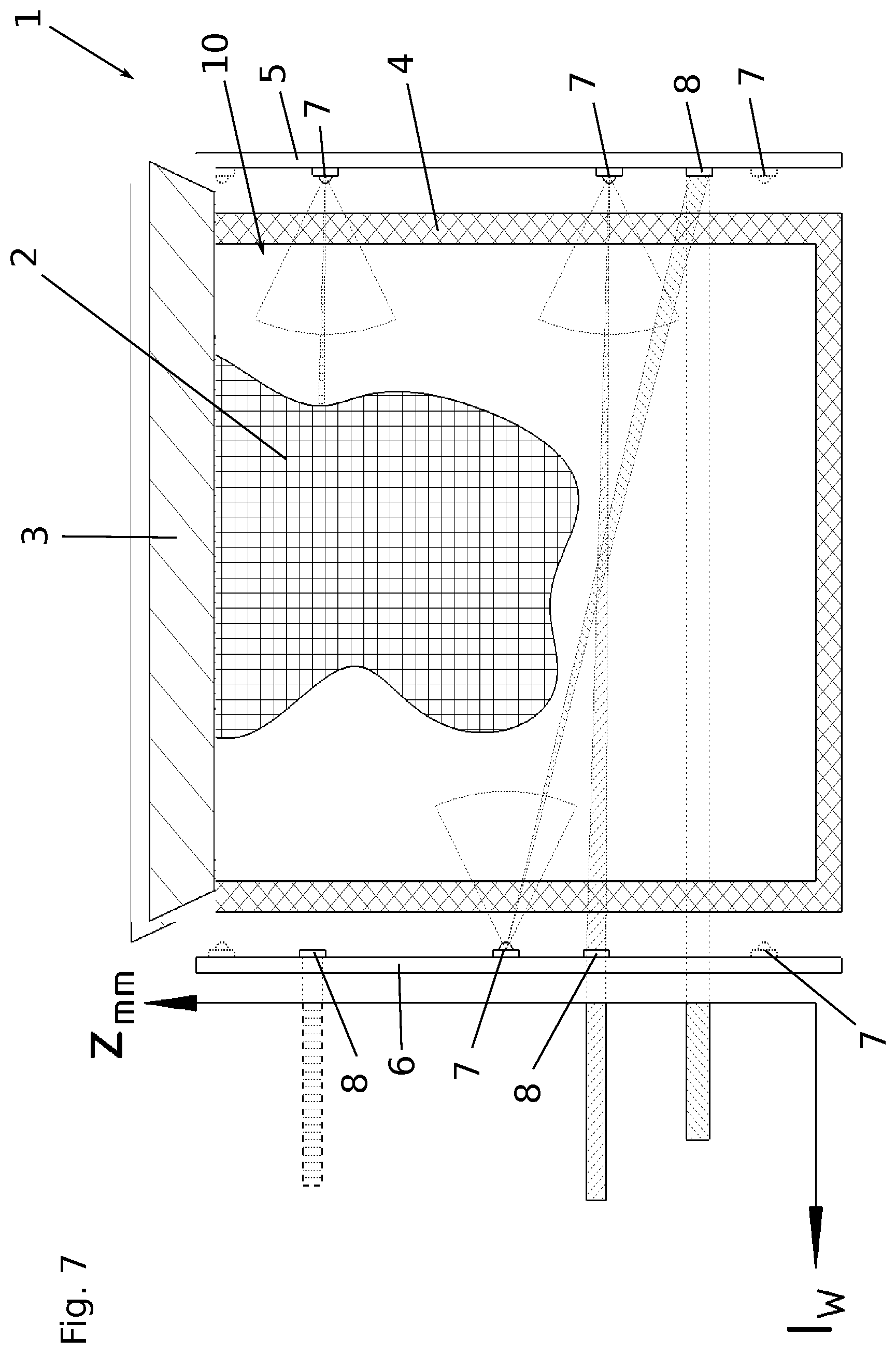 Patent US12377602 Figure 7 – Post-exposure unit
