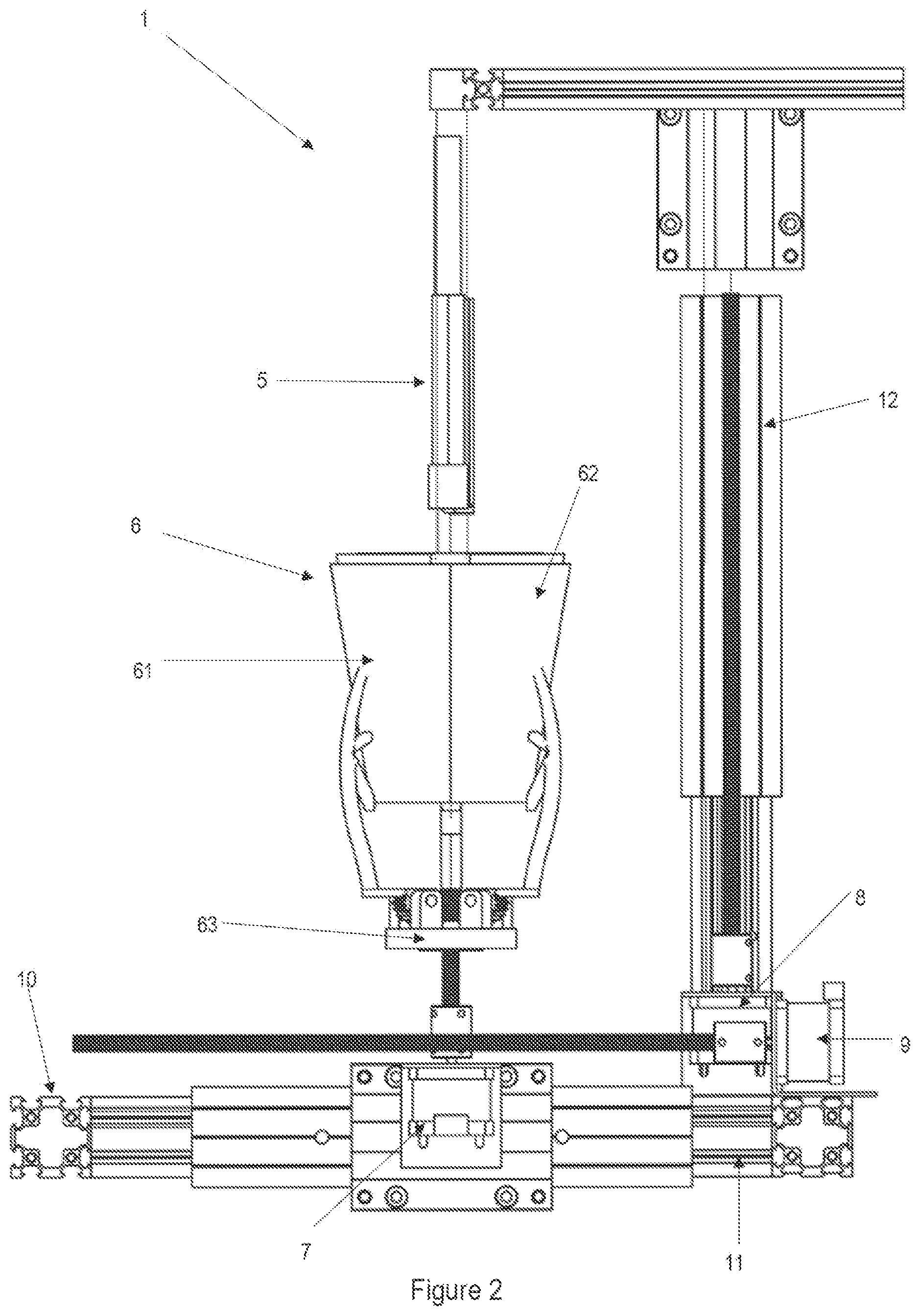 Patent US12377606 Figure 2 – Nozzle and system for three-dimensional ink printing