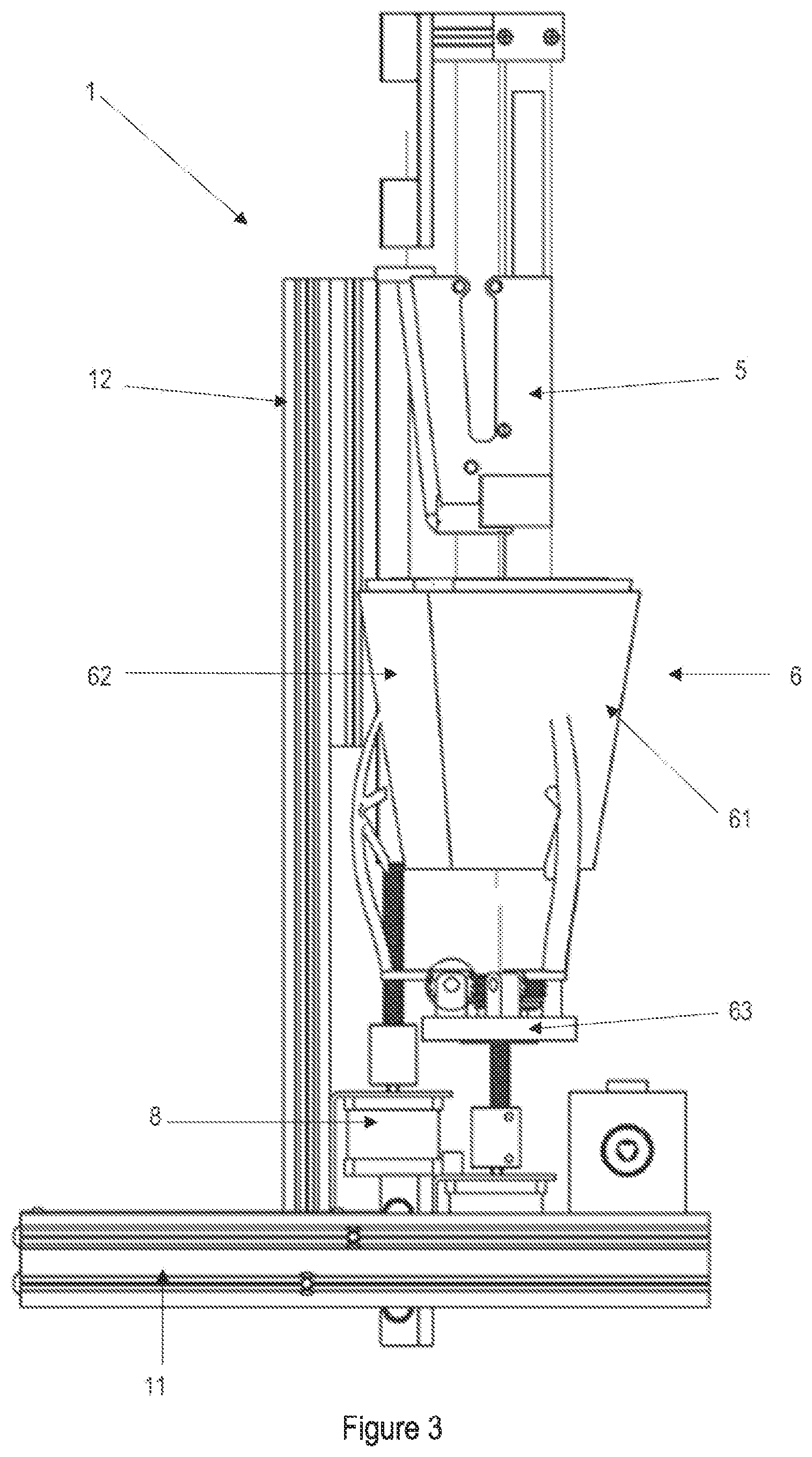 Patent US12377606 Figure 3 – Nozzle and system for three-dimensional ink printing
