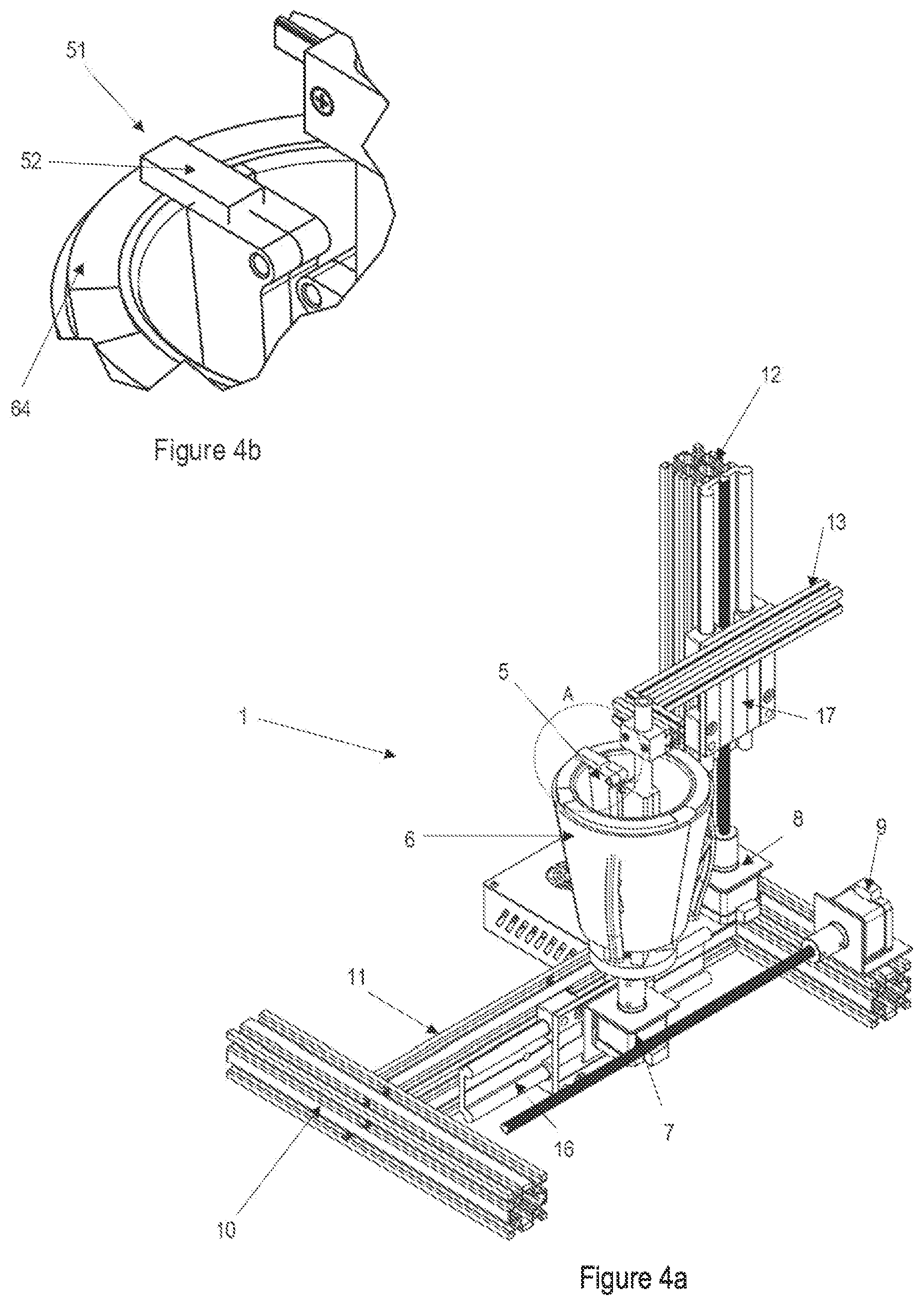 Patent US12377606 Figure 4 – Nozzle and system for three-dimensional ink printing