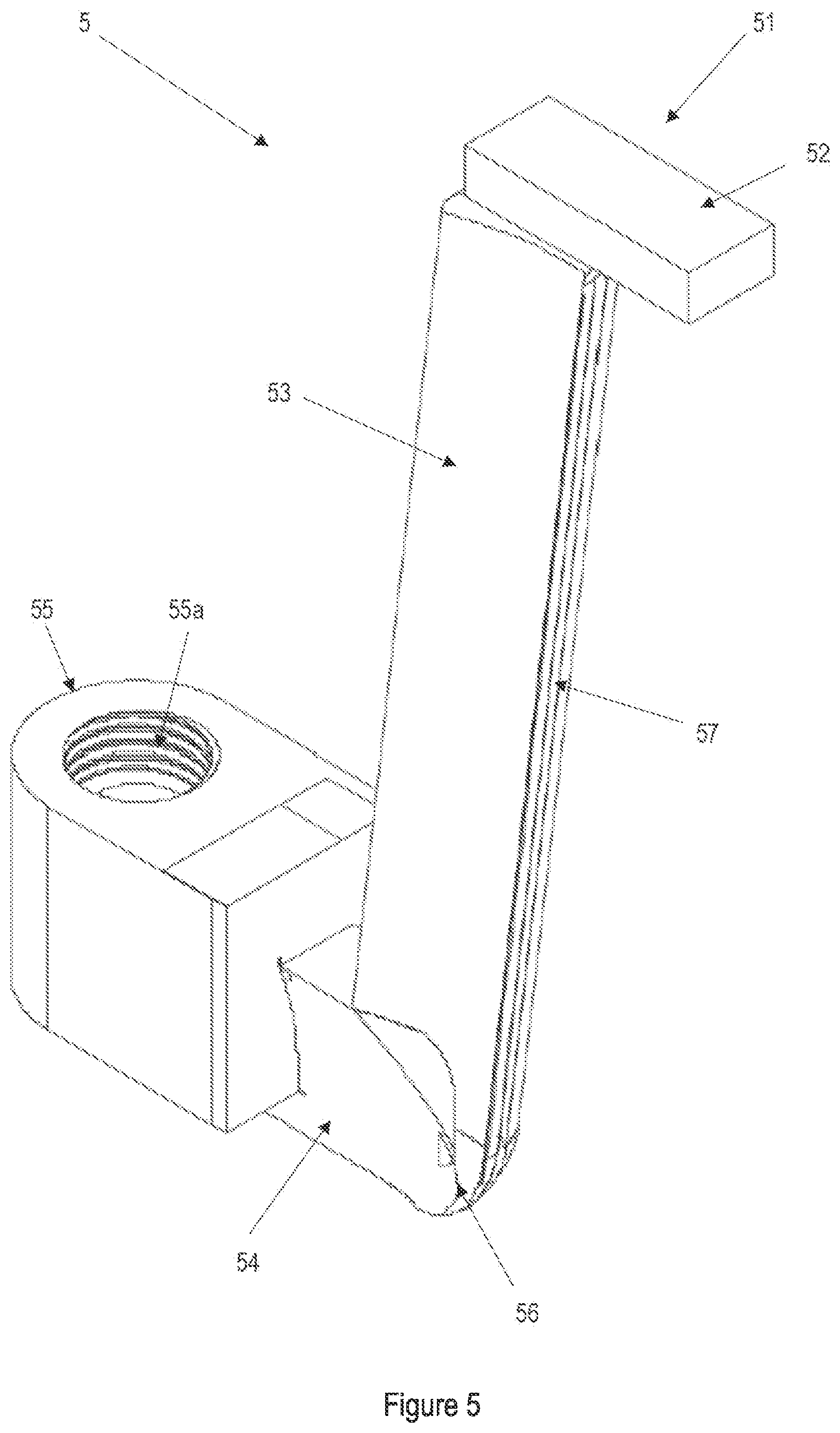 Patent US12377606 Figure 5 – Nozzle and system for three-dimensional ink printing